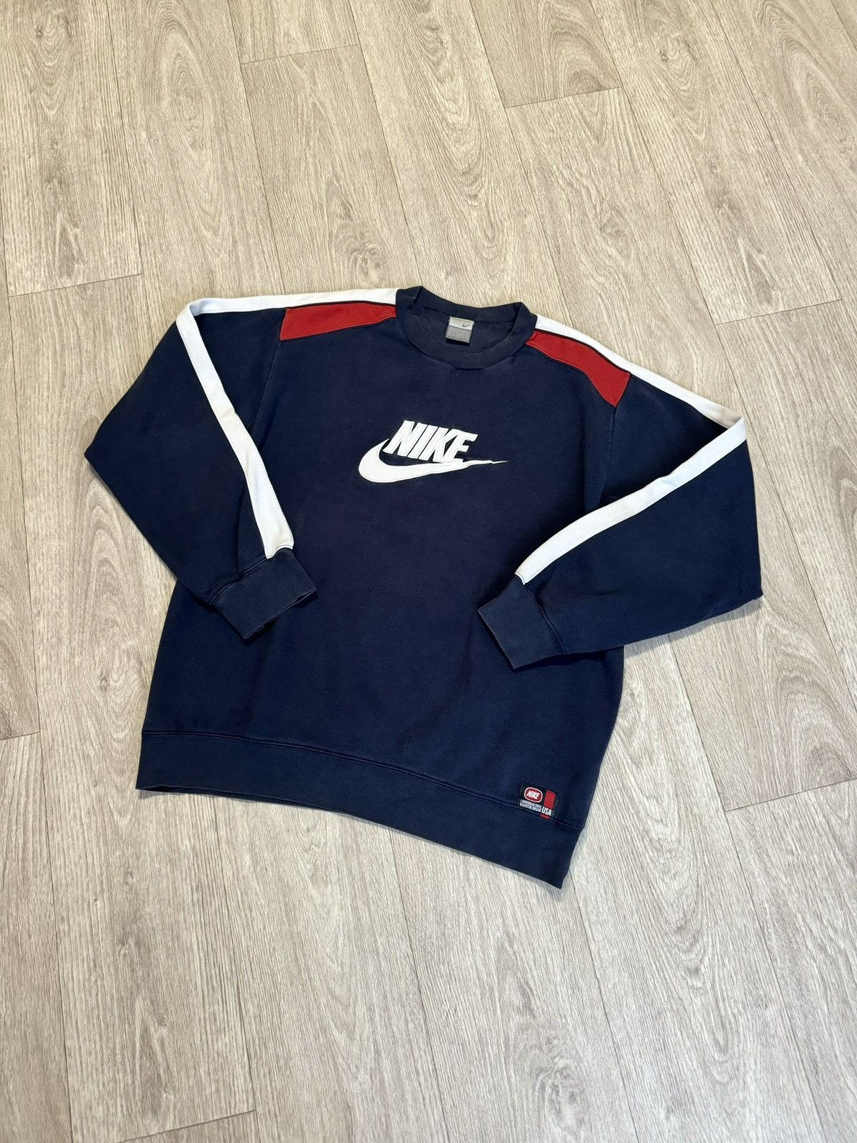 Nike 🔷Vintage Nike USA Sweatshirt🔷 Size US L / EU 52-54 / 3 - 1 Thumbnail
