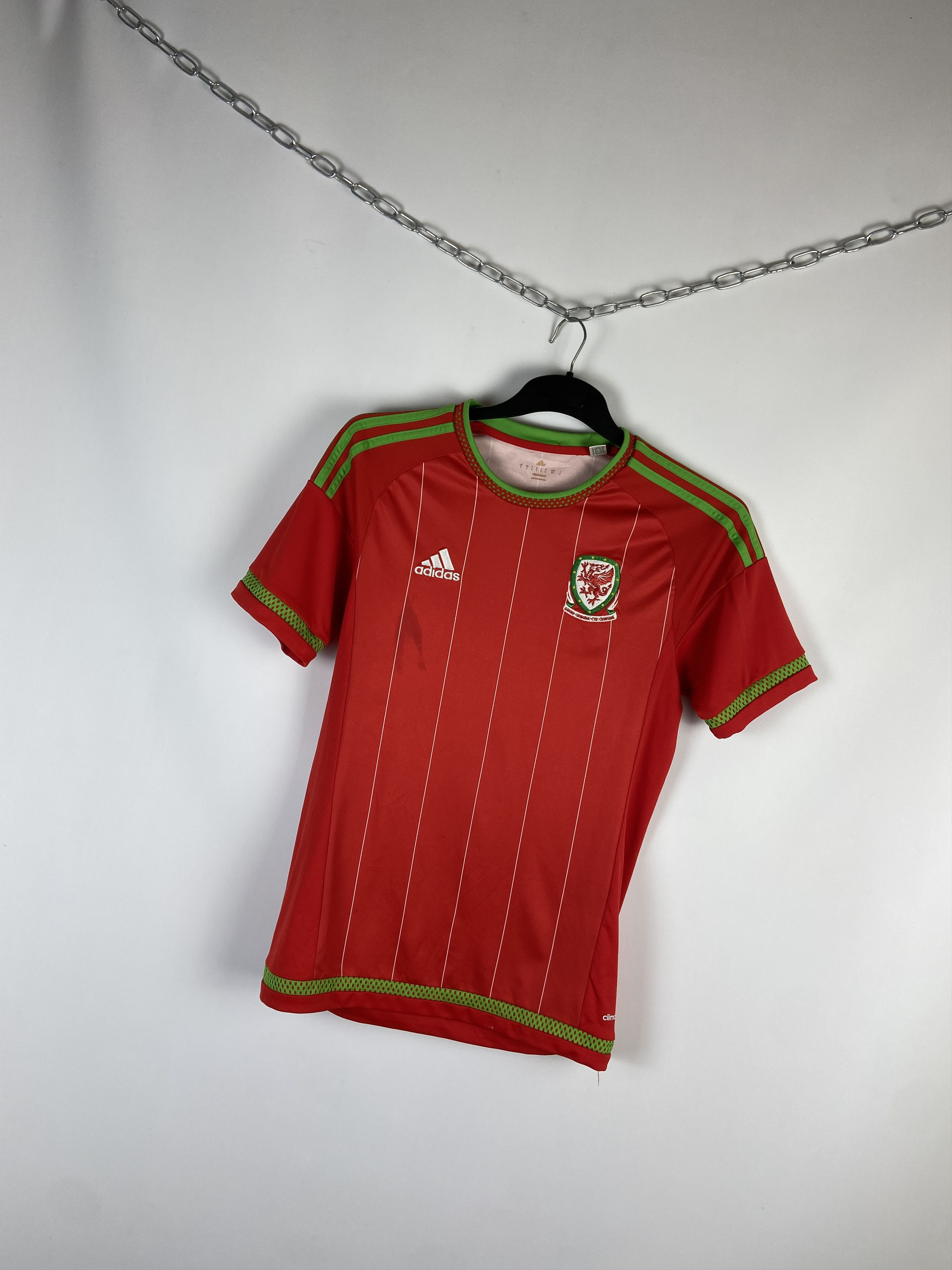 Adidas Adidas Wales Home 2015/2016 Football Shirt Soccer Jersey Size US S / EU 44-46 / 1 - 2 Thumbnail