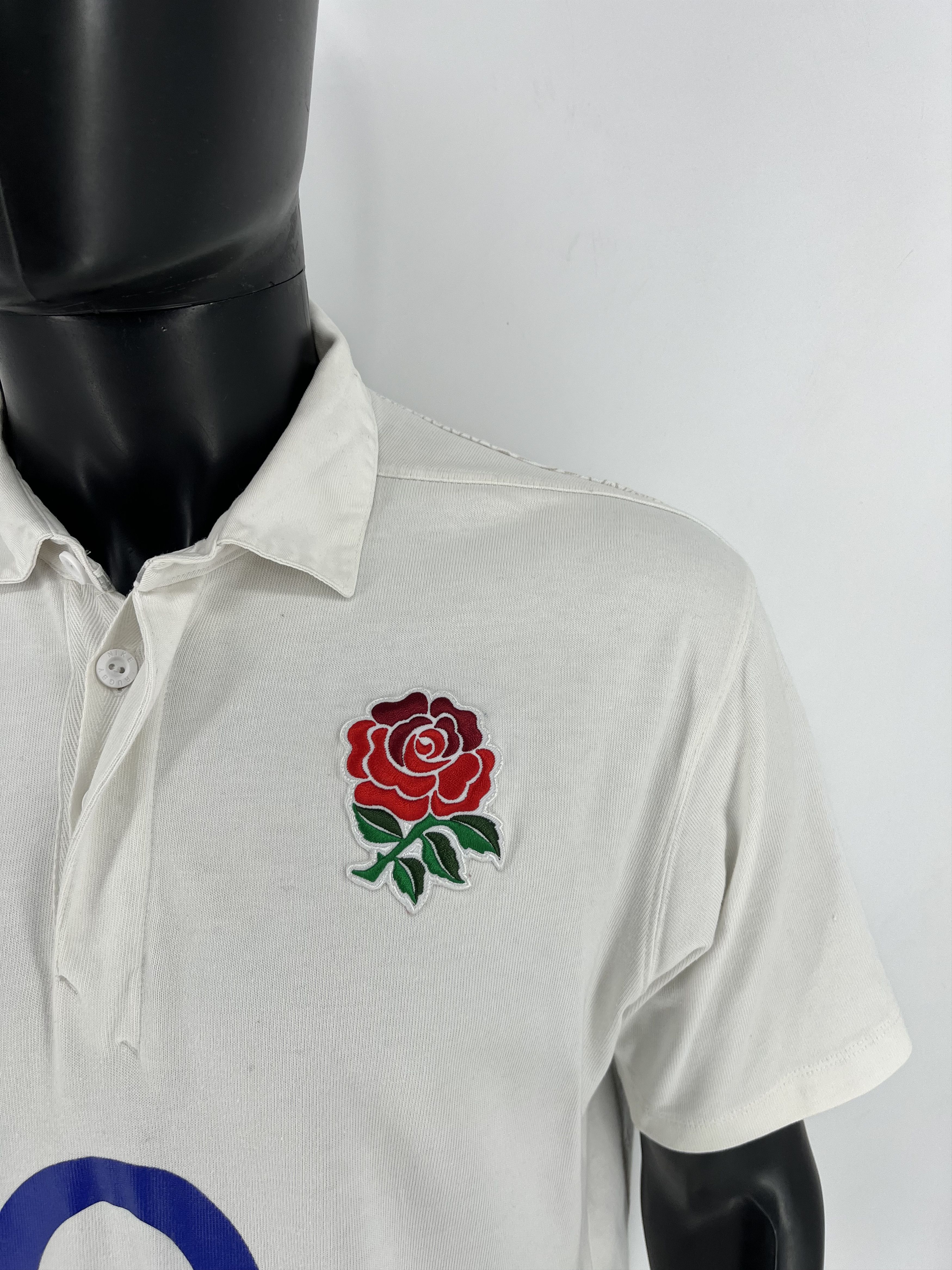 Nike England Rugby Union 2009 2010 Nike Home Classic Jersey Size US L / EU 52-54 / 3 - 10 Thumbnail