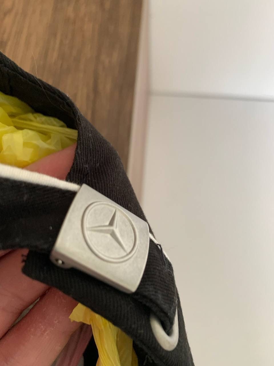 Mercedes-Benz × Vintage Vintage 00's Mercedes Benz Official Black Logo Cap Y2K Size ONE SIZE - 3 Thumbnail