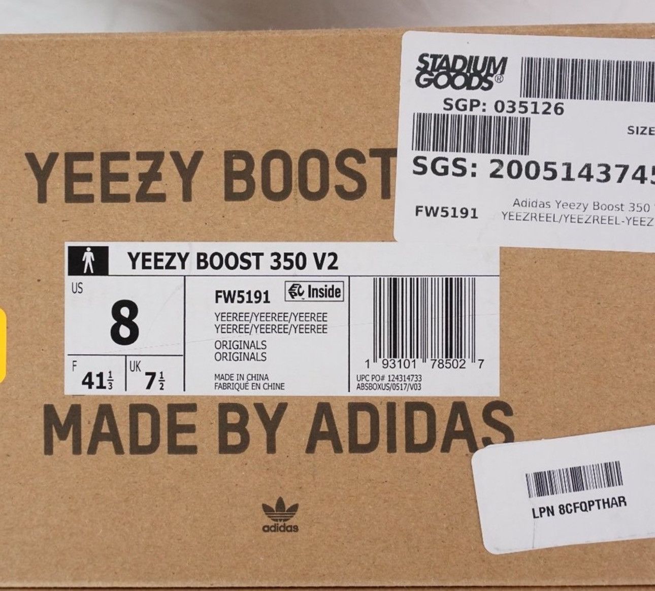 Yeezy adidas Yeezy Boost 350 V2 Yeezreel Non-Reflective Size 8 Size US 8 / EU 41 - 2 Thumbnail