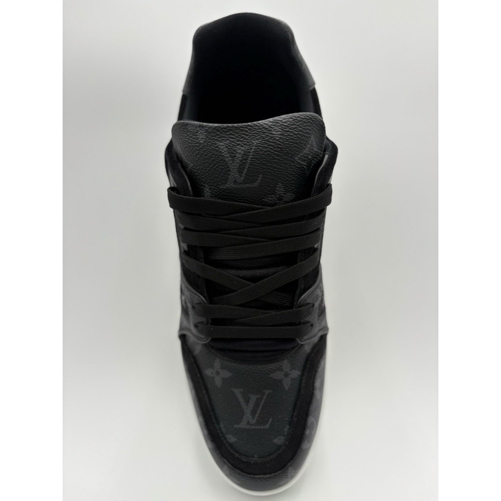Louis Vuitton (10-10.5 US) - Louis Vuitton Trainer ' Black ' | SUPER CLEAN Size US 10.5 / EU 43-44 - 5 Thumbnail