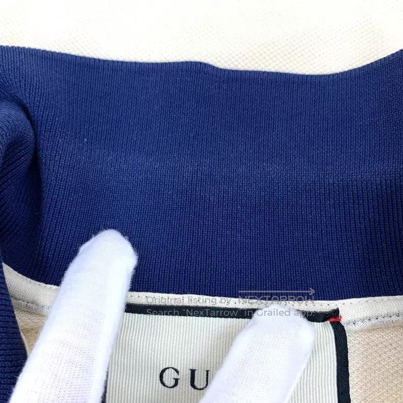 Gucci Gucci Beige double Glogo inlaid reflective strip cotton sh Size US XS / EU 42 / 0 - 7 Thumbnail