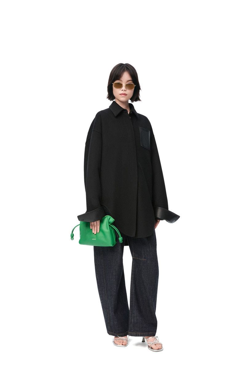 Loewe o1in1g0426 Overshirt in Black Size L / US 10 / IT 46 - 3 Thumbnail