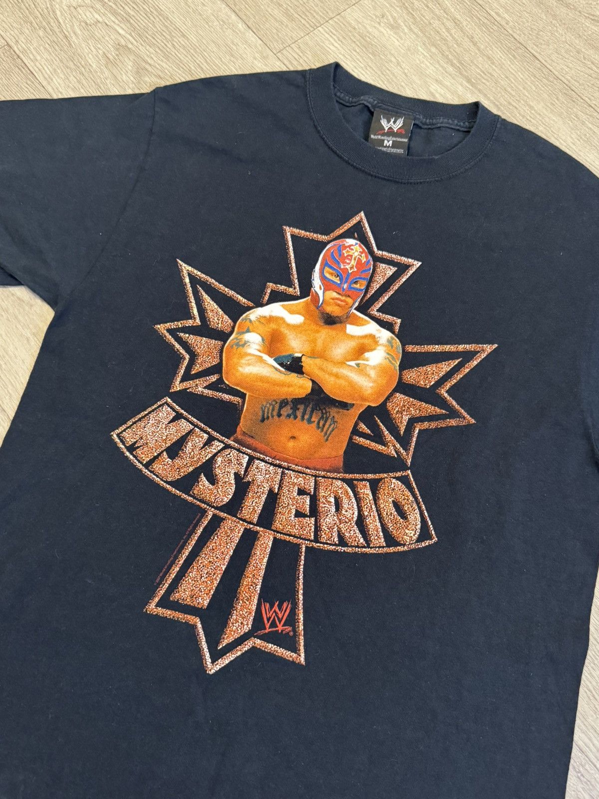 WWE 🔷Vintage WWE Rey Mysterio T-shirt🔷 Size US M / EU 48-50 / 2 - 2 Thumbnail