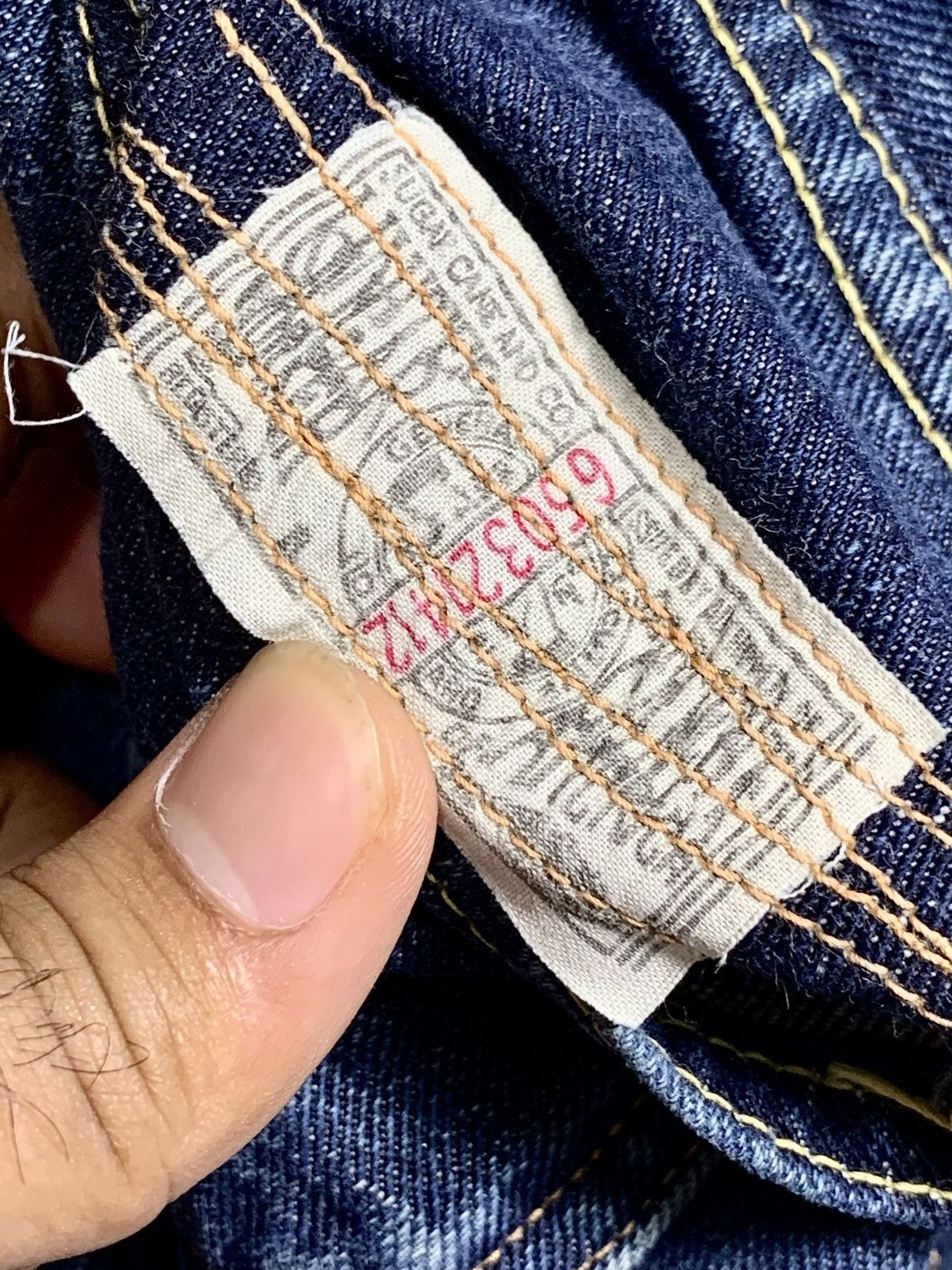 Sugar Cane 💥 RARE CRAZY VTG SUGAR CANE UNION MADE DENIM SELVEDGE 🎌 Size US 29 - 9 Thumbnail