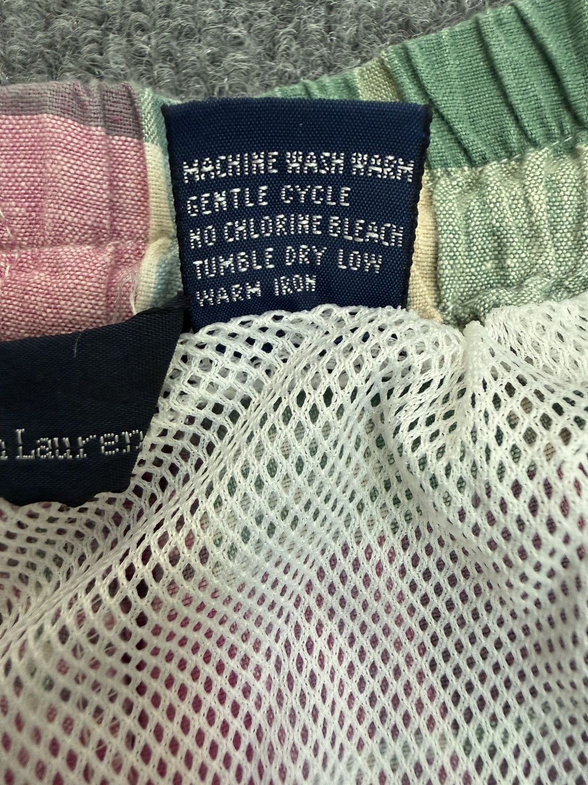 Polo Ralph Lauren Vintage Polo Ralph Lauren Plaid Swim Trunks L Cotton Size US 38 / EU 54 - 5 Thumbnail
