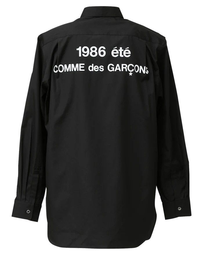 Cdg 1986 Comme Des Garcons Archive Shirt Size L in Black, Men's