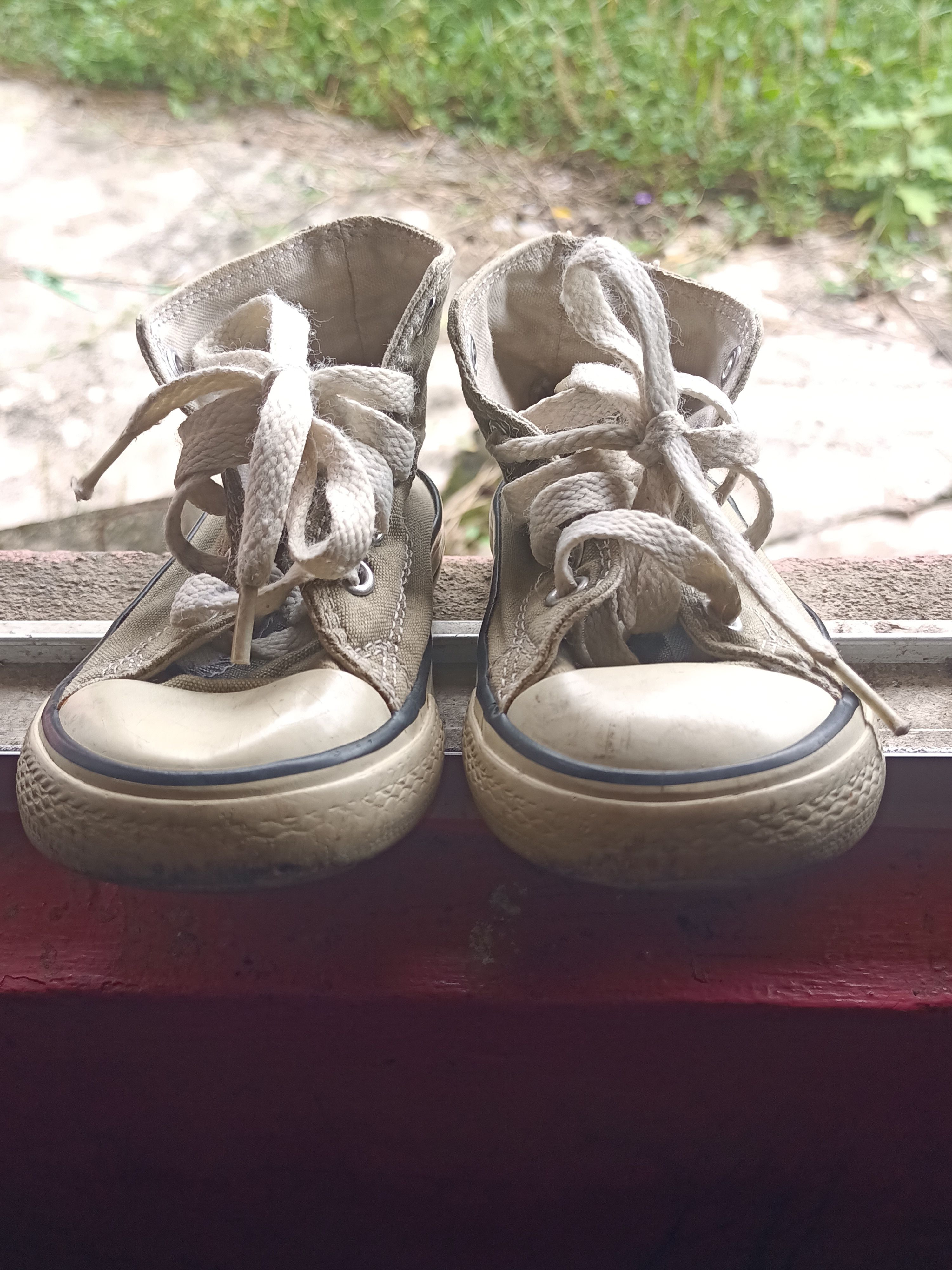 Vintage Light Grey Toddler H.Top Convers AllStar 2/3 Years Boys Girl Size US 7 / EU 40 - 11 Thumbnail