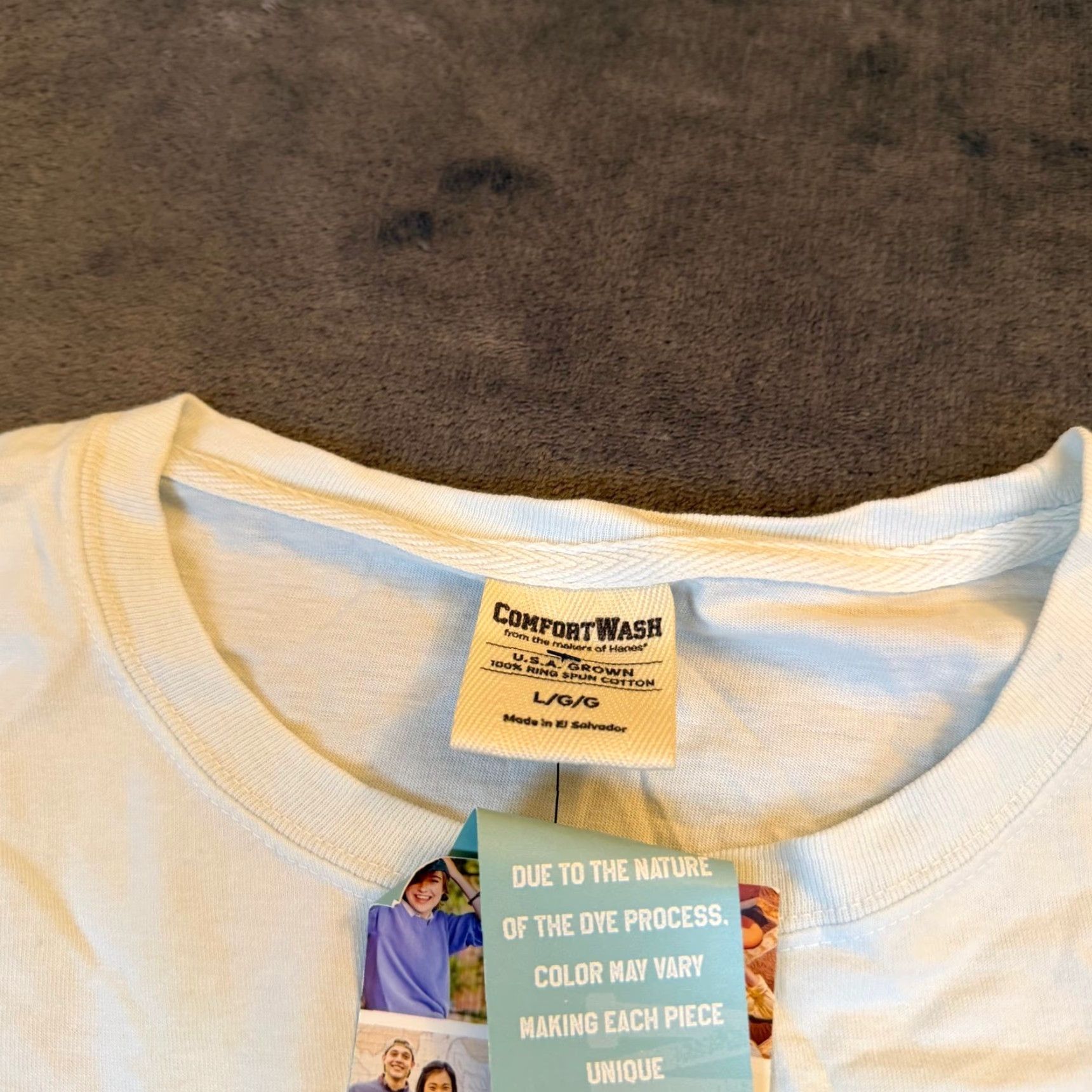 Vintage ComfortWash Mount Rainier Long Sleeve Graphic Tee Light Blue Mens L NWT Shirt Graphic Print Nature Outdoors Crew Neck Size US L / EU 52-54 / 3 - 4 Thumbnail
