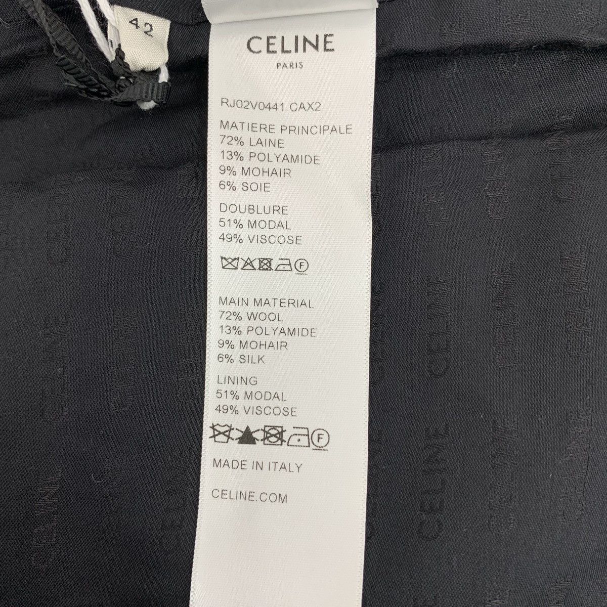Celine Celine Houndstooth Wool Casual Pleated Mini Skirt K26WX Size 28" / US 6 / IT 42 - 8 Thumbnail
