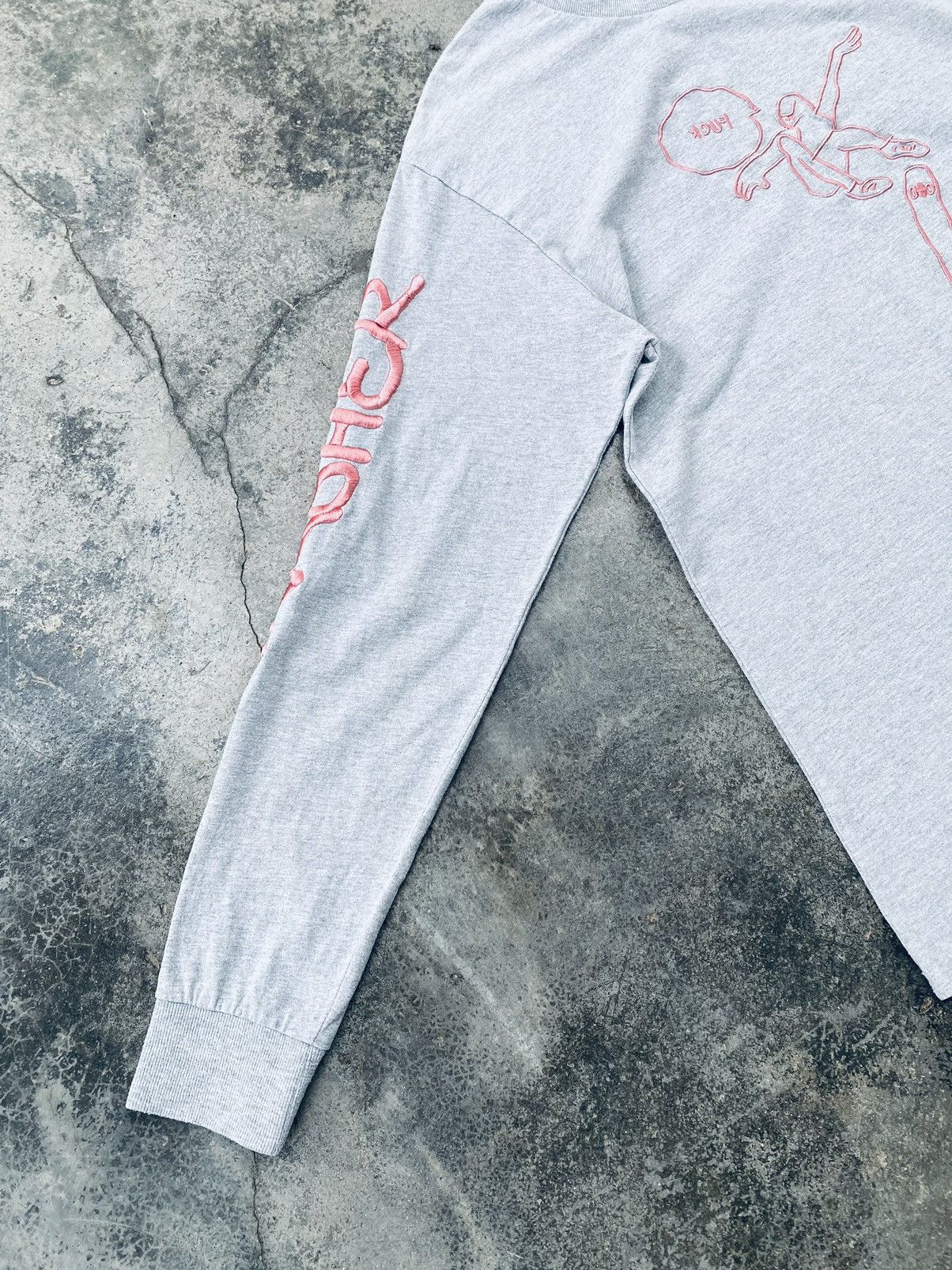 Thrasher Vintage Thrasher Fuck x Jouetie Embroidery Long sleeve Tees Size US M / EU 48-50 / 2 - 5 Thumbnail