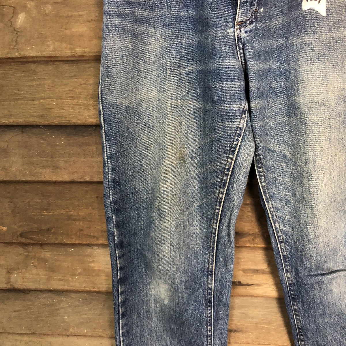Lee Lee Blue Distressed Denim jeans vintage Pants #7327 Size US 28 / EU 44 - 7 Thumbnail