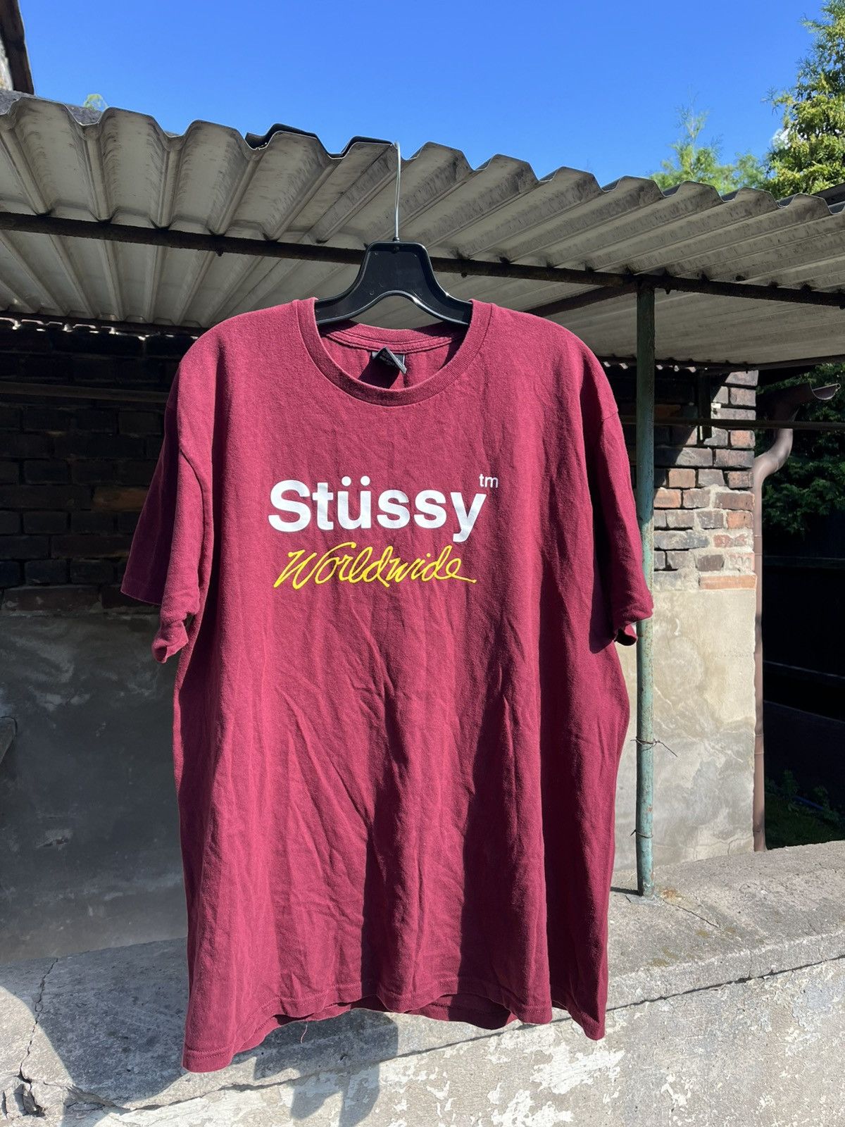 Stussy Vintage Stussy boxy oversize spellout tee y2k skate style Size US L / EU 52-54 / 3 - 2 Thumbnail