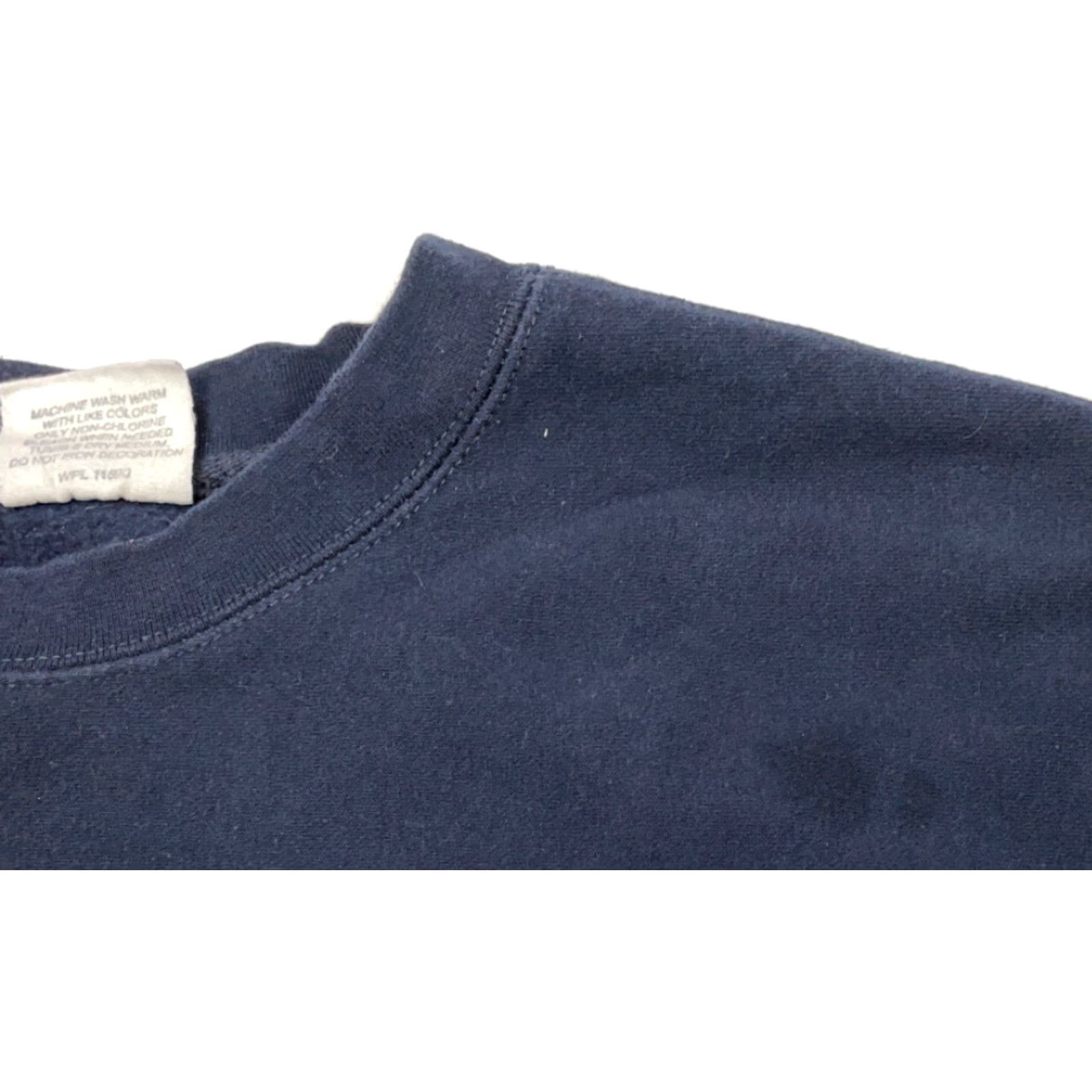 Vintage VINTAGE MV Sport Pro Weave Sweatshirt Men XL Blue Embroidered 90s Northern Michigan Graphic Print Heavyweight Crew Neck Pullover Cotton Blend Size US XL / EU 56 / 4 - 6 Thumbnail