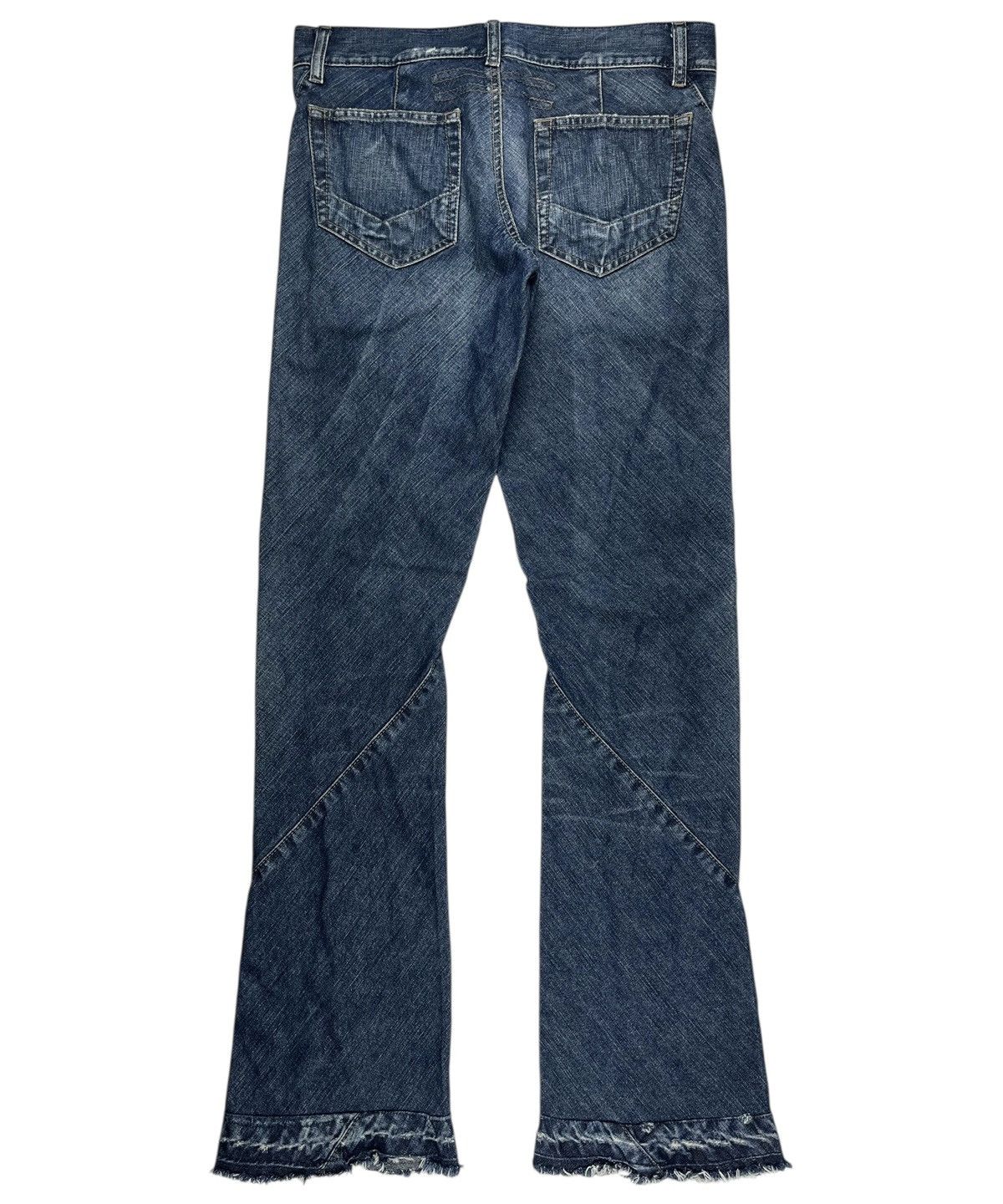 Rick Owens FW06 Rick Owens Dustulator Olmar Spiral Cut Flare Denim Jean Size US 28 / EU 44 - 2 Thumbnail