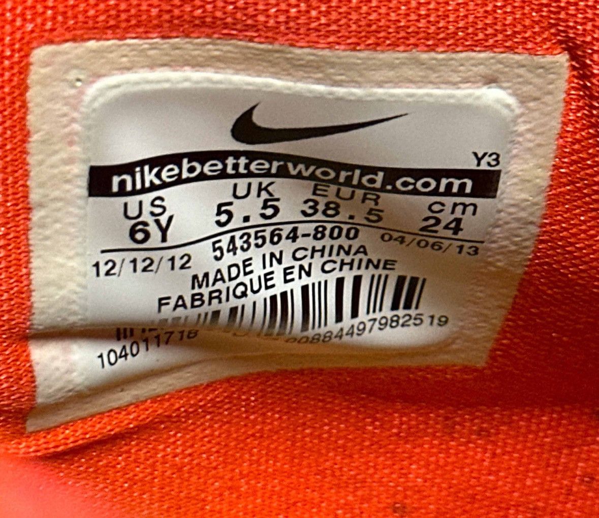 Nike Nike LeBron 10 High Bright Crimson Size US 6 / EU 39 - 11 Thumbnail