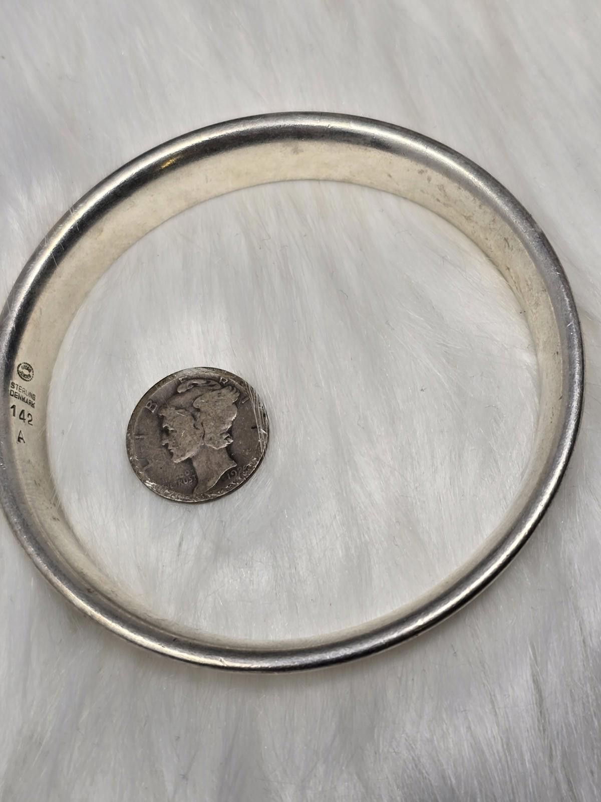 Georg Jensen Georg Jensen 142 A Nanna Ditzel 925 Sterling Silver Bangle Size ONE SIZE - 8 Thumbnail