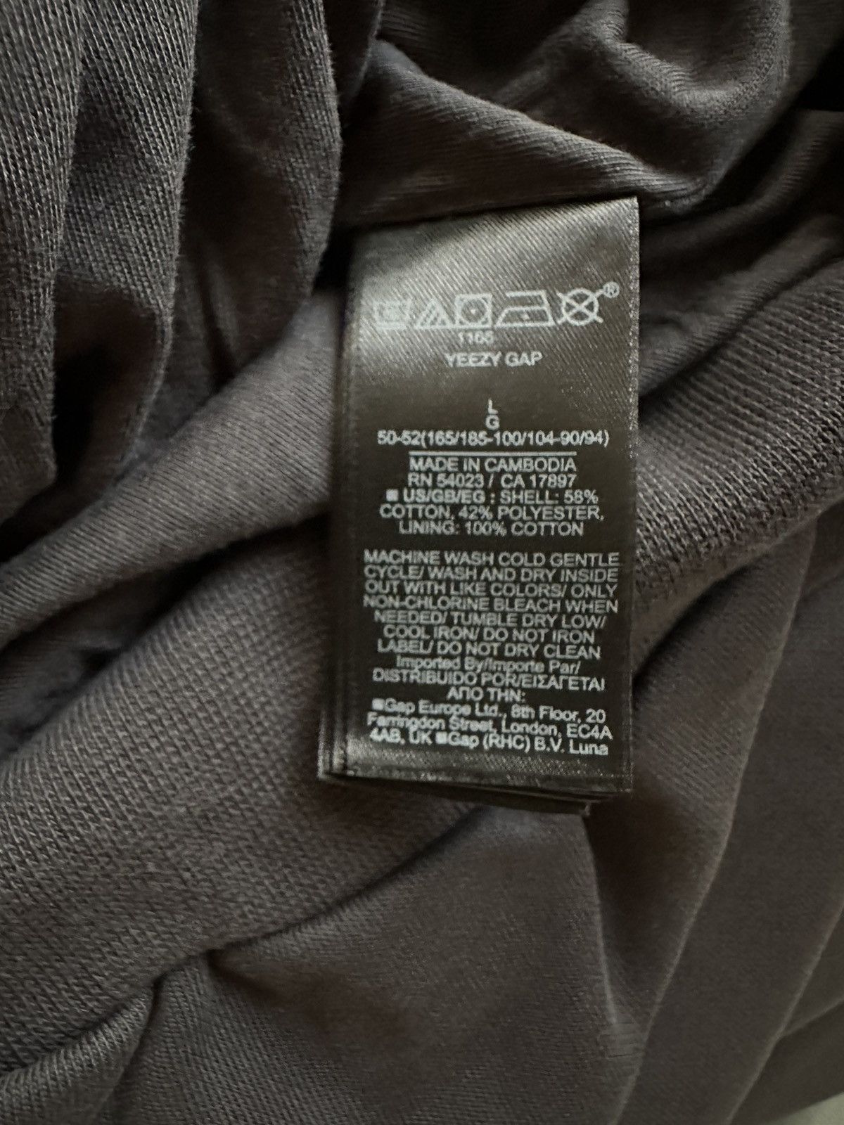 Balenciaga × Gap × Kanye West Yeezy gap balenciaga logo hoodie black size large Size US L / EU 52-54 / 3 - 4 Thumbnail