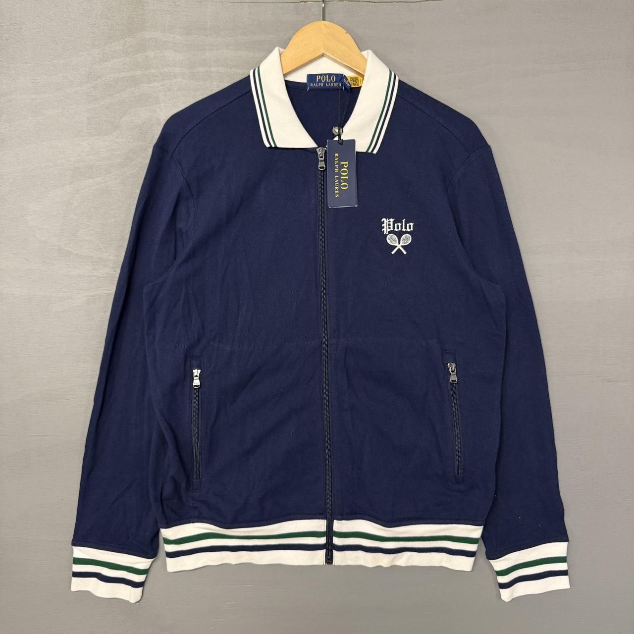 Polo Ralph Lauren Polo Ralph Lauren Zip Up Collared Tennis Jacket Men’s Medium Size US M / EU 48-50 / 2 - 1 Thumbnail