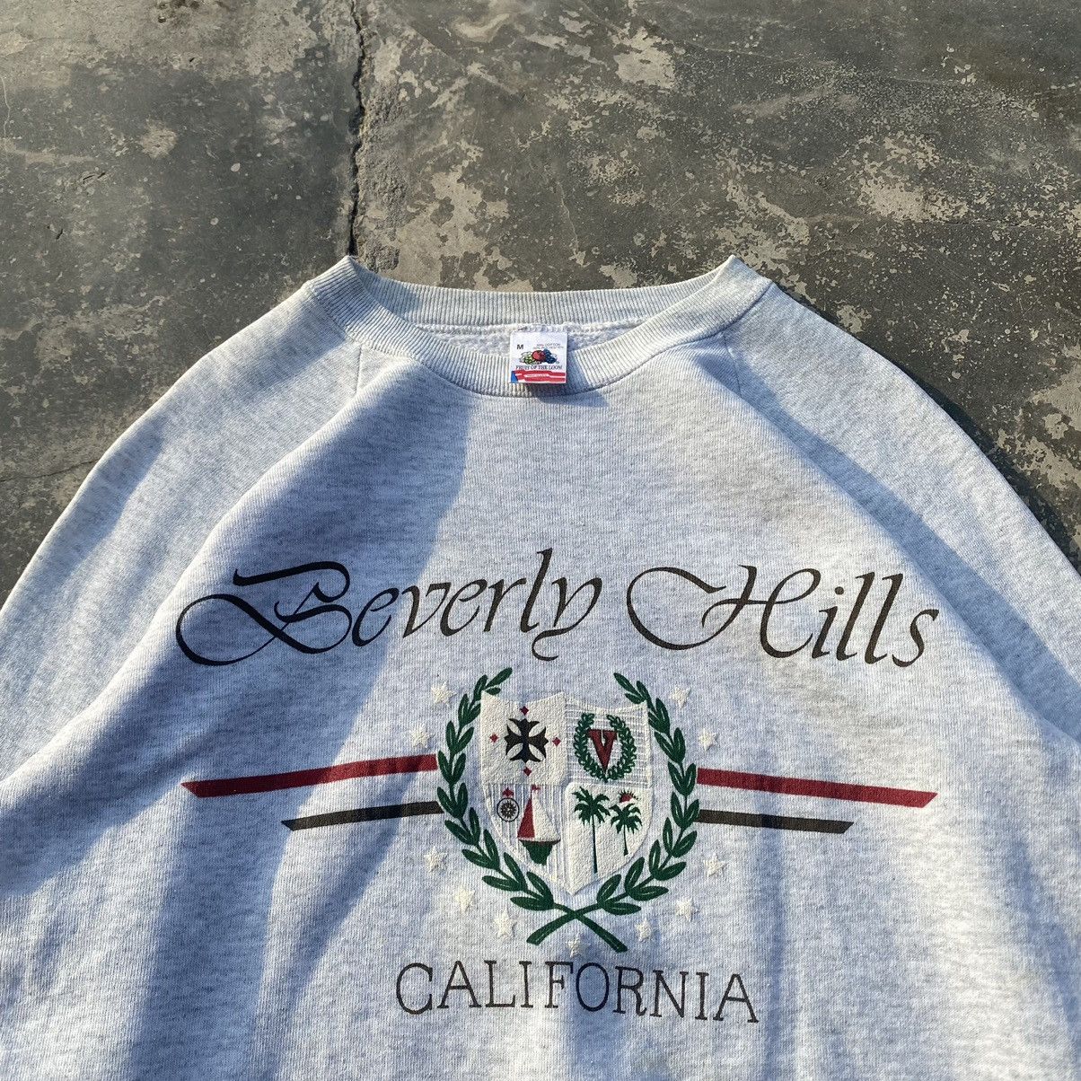 Vintage 90s Beverly Hills California sweatshirt SGW005 Size US M / EU 48-50 / 2 - 2 Thumbnail