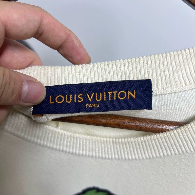 Louis Vuitton Louis Vuitton Duck knit short sleeves 2504-Nextarrow Size US L / EU 52-54 / 3 - 3 Thumbnail