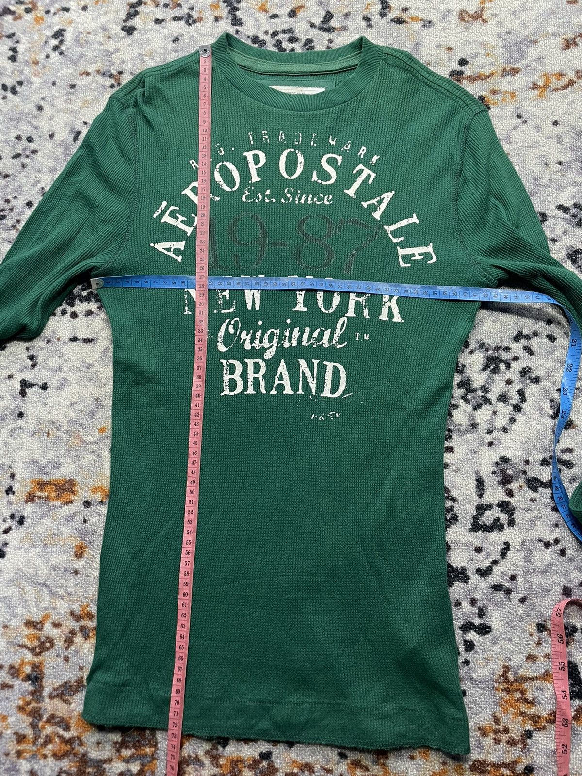Japanese Brand AEROPOSTALE 1987 poem long sleeve Japanese Style Size US XS / EU 42 / 0 - 5 Thumbnail