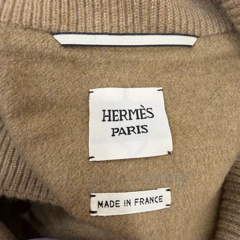 Hermes Hermes Camel Cocoon Shaped Snap Long Cashmere Coat Size XXS / US 00 / IT 34 - 4 Thumbnail