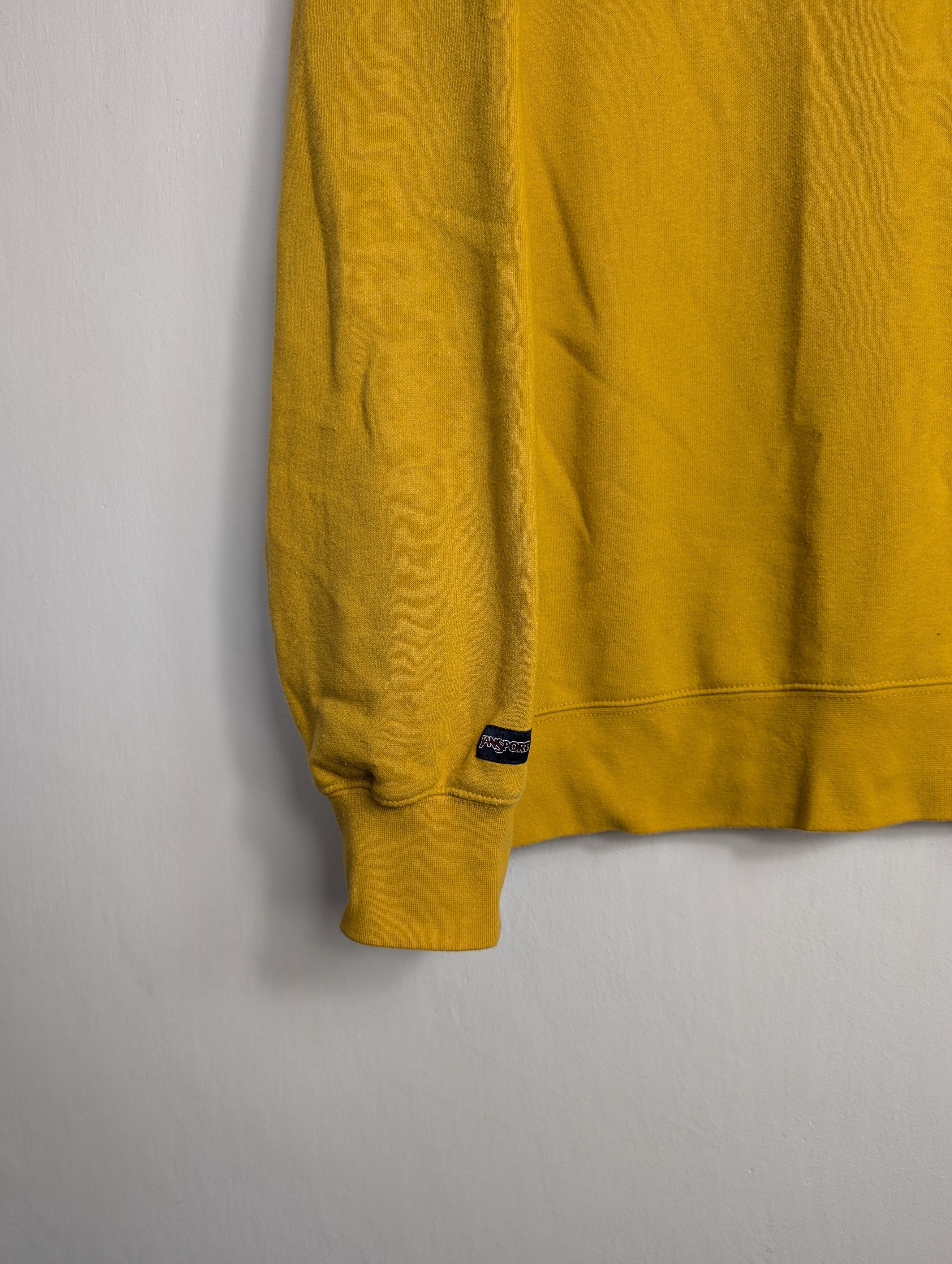 Jansport JanSport Mizzou University Quarter Zip Yellow Baggy Retro Size US XL / EU 56 / 4 - 4 Thumbnail
