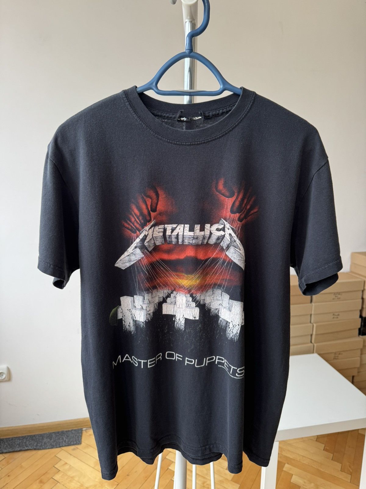 Band Tees × Metallica × Vintage Vintage Metallica Master Of Puppets Tshirt Size US M / EU 48-50 / 2 - 1 Thumbnail