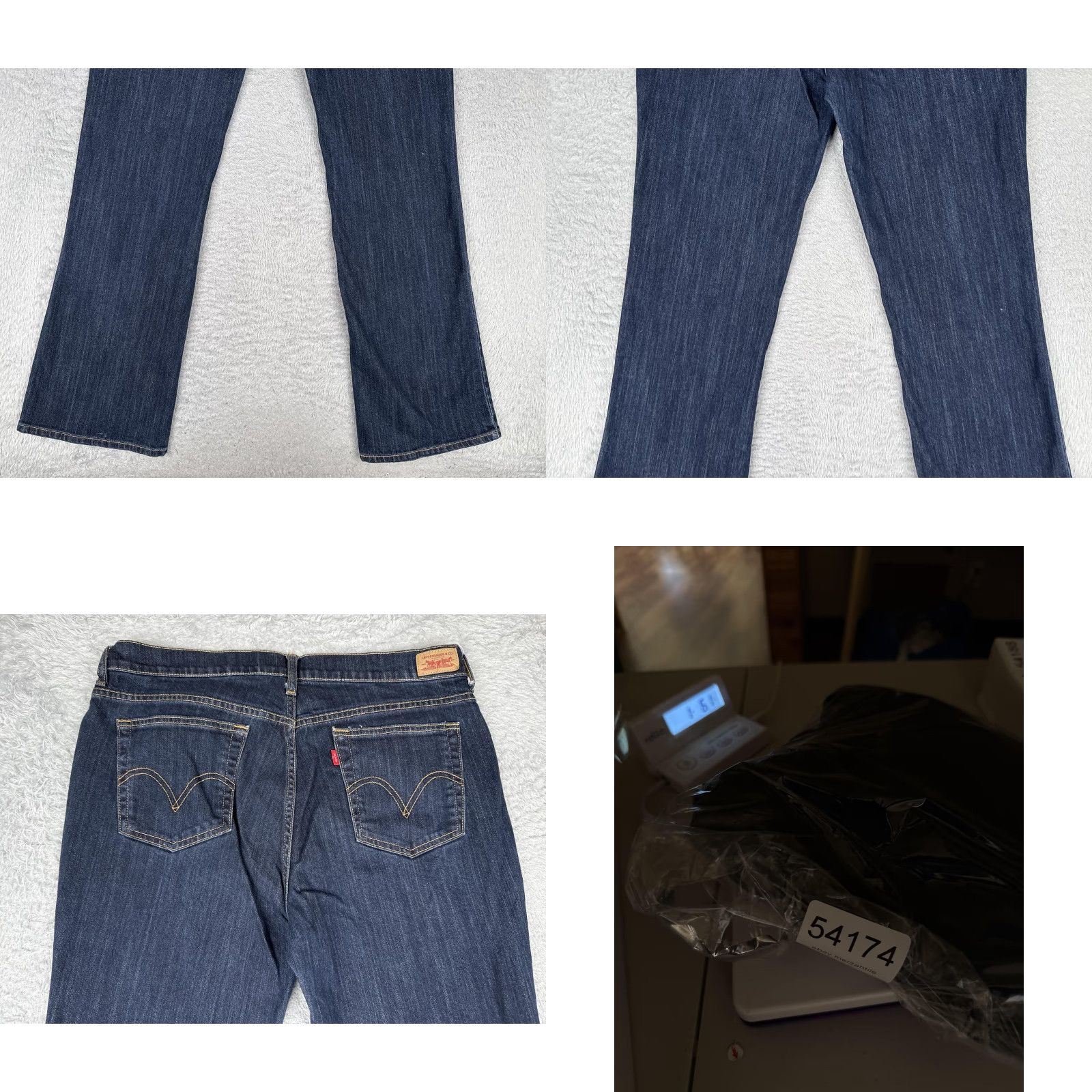 Levi's VINTAGE Levi's Jeans Womens 14 Blue Denim Bootcut Dark Wash Mid Rise 32x33 Size 36" / US 14 / IT 50 - 10 Thumbnail