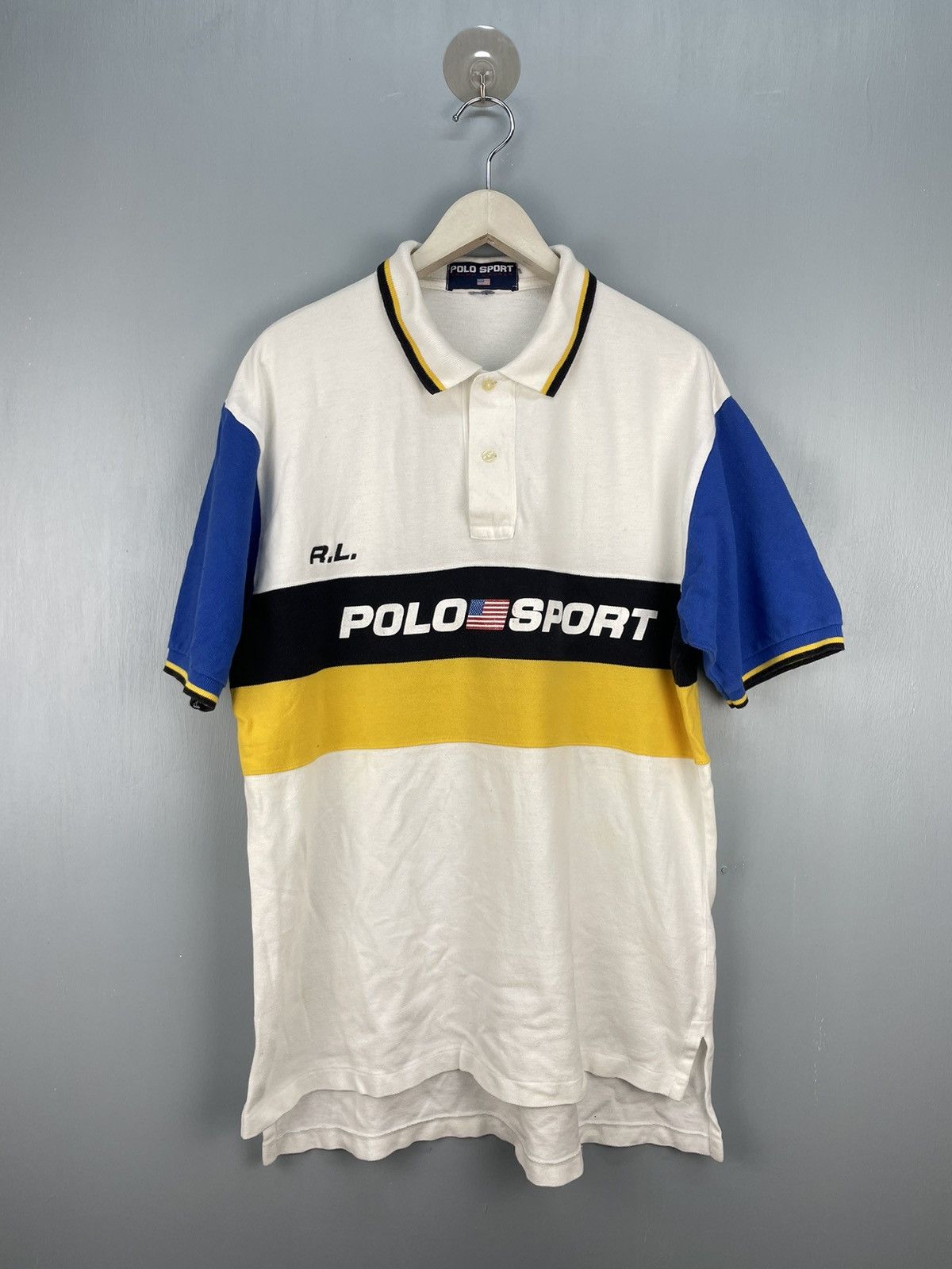 Polo Ralph Lauren × Vintage Vintage Polo Sport Ralph Lauren polo shirt Size US L / EU 52-54 / 3 - 1 Thumbnail