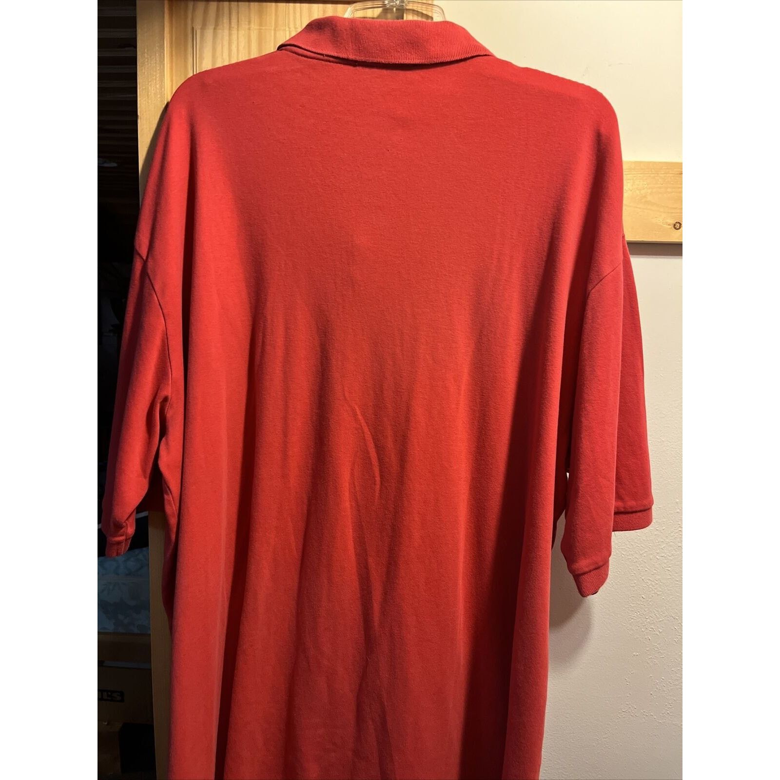 Polo Ralph Lauren Polo Ralph Lauren Men XXLT Red 1/4 Button Cotton Polo Shirt Size US XXL / EU 58 / 5 - 11 Thumbnail