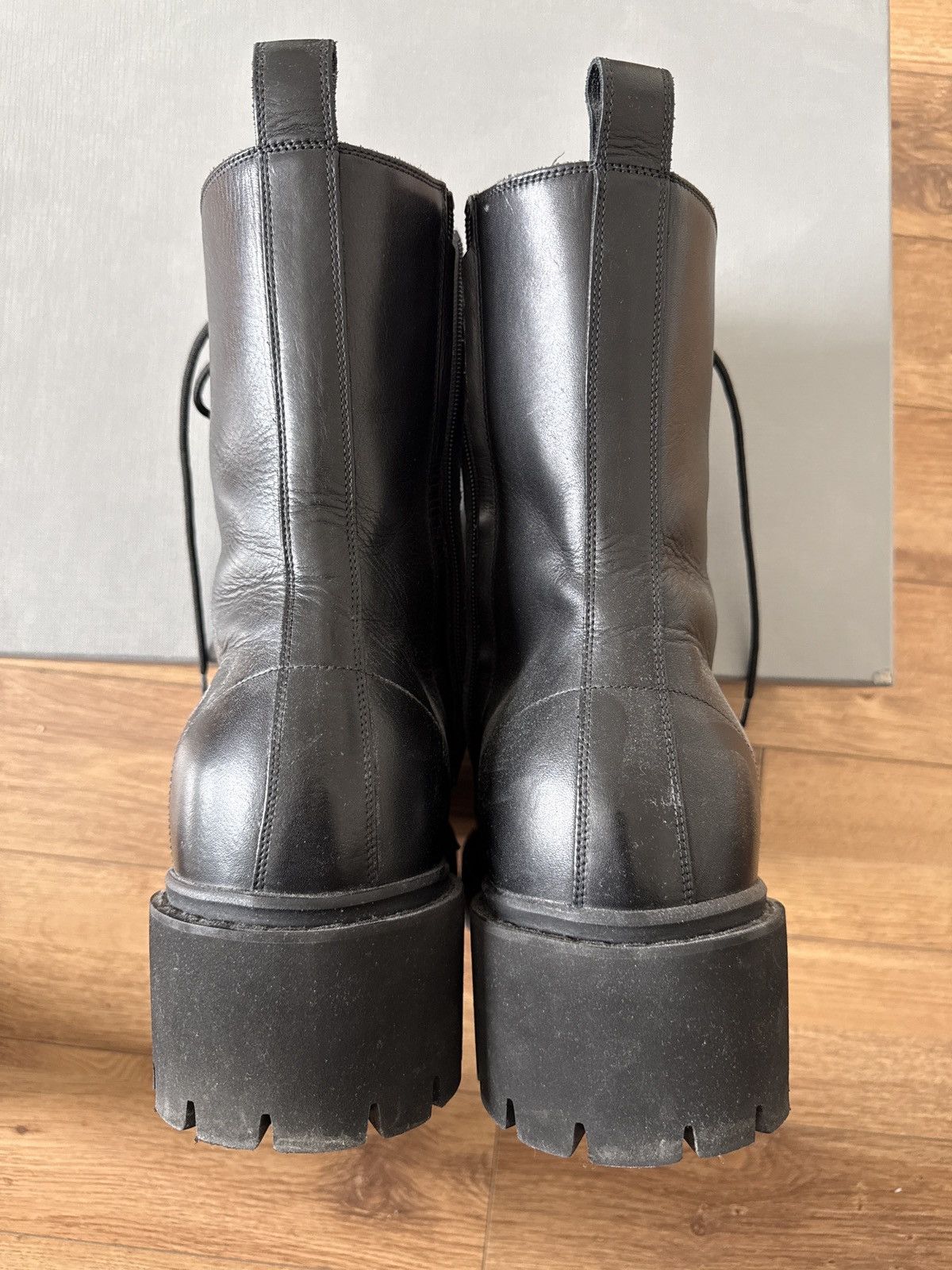 Balenciaga Balenciaga Stomper Boots Black EU42 Size US 9 / EU 42 - 6 Thumbnail