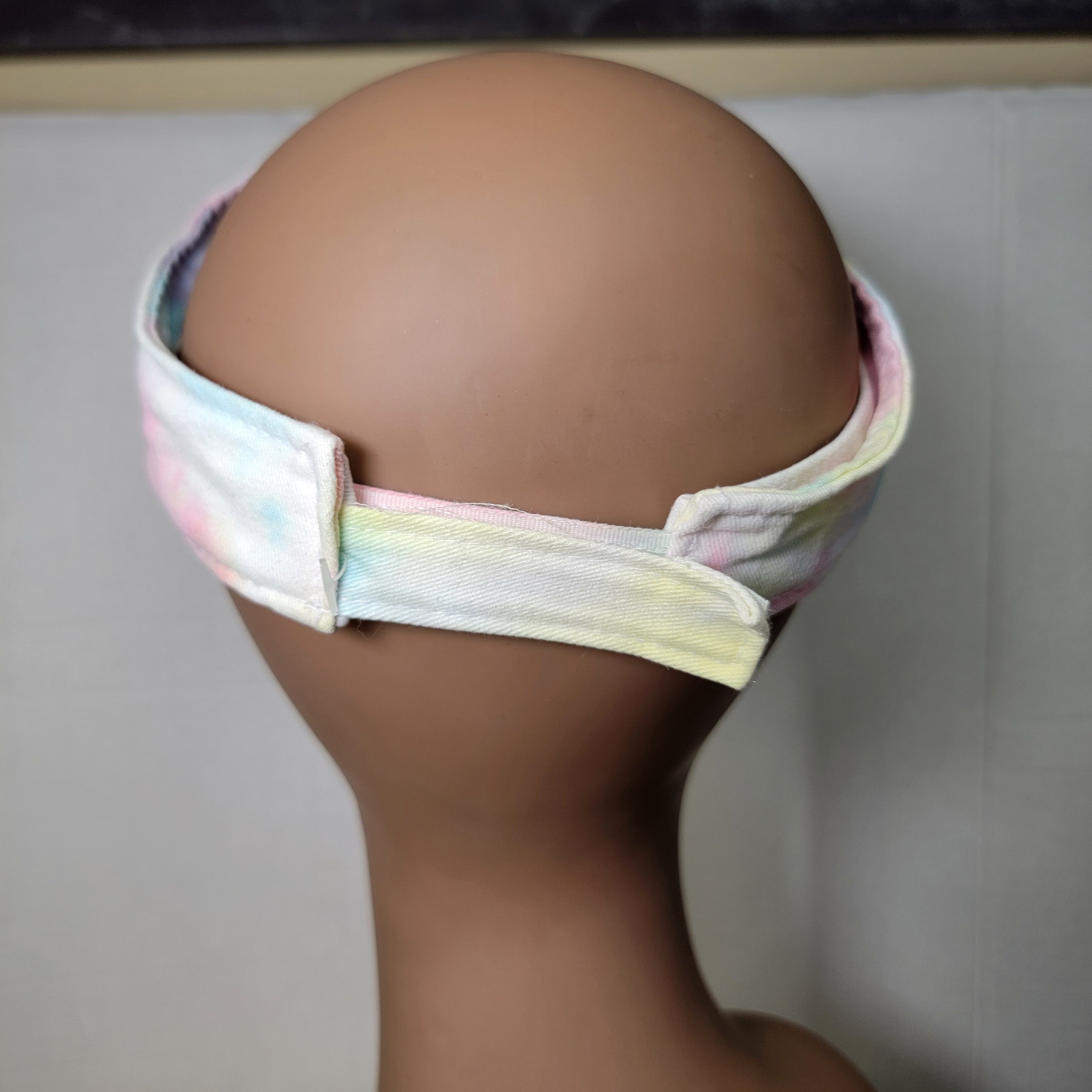 Other Six Flags Fiesta Texas Pastel Tie Dye Adjustable Visor Size ONE SIZE - 4 Thumbnail
