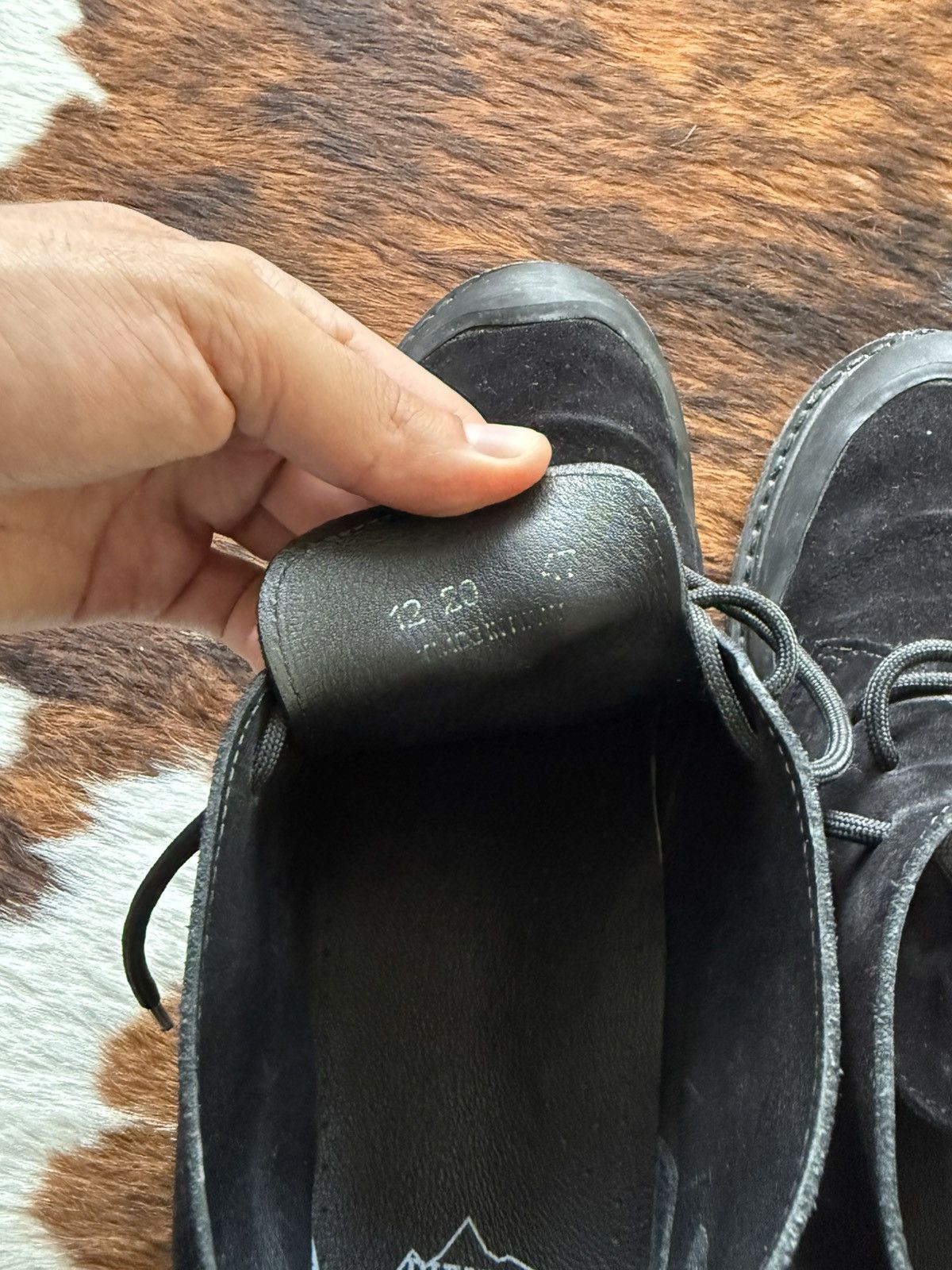 Diemme Black Diemme Suede Chukka Boots Vibram Sole EU 47 Size US 13 / EU 46 - 5 Thumbnail