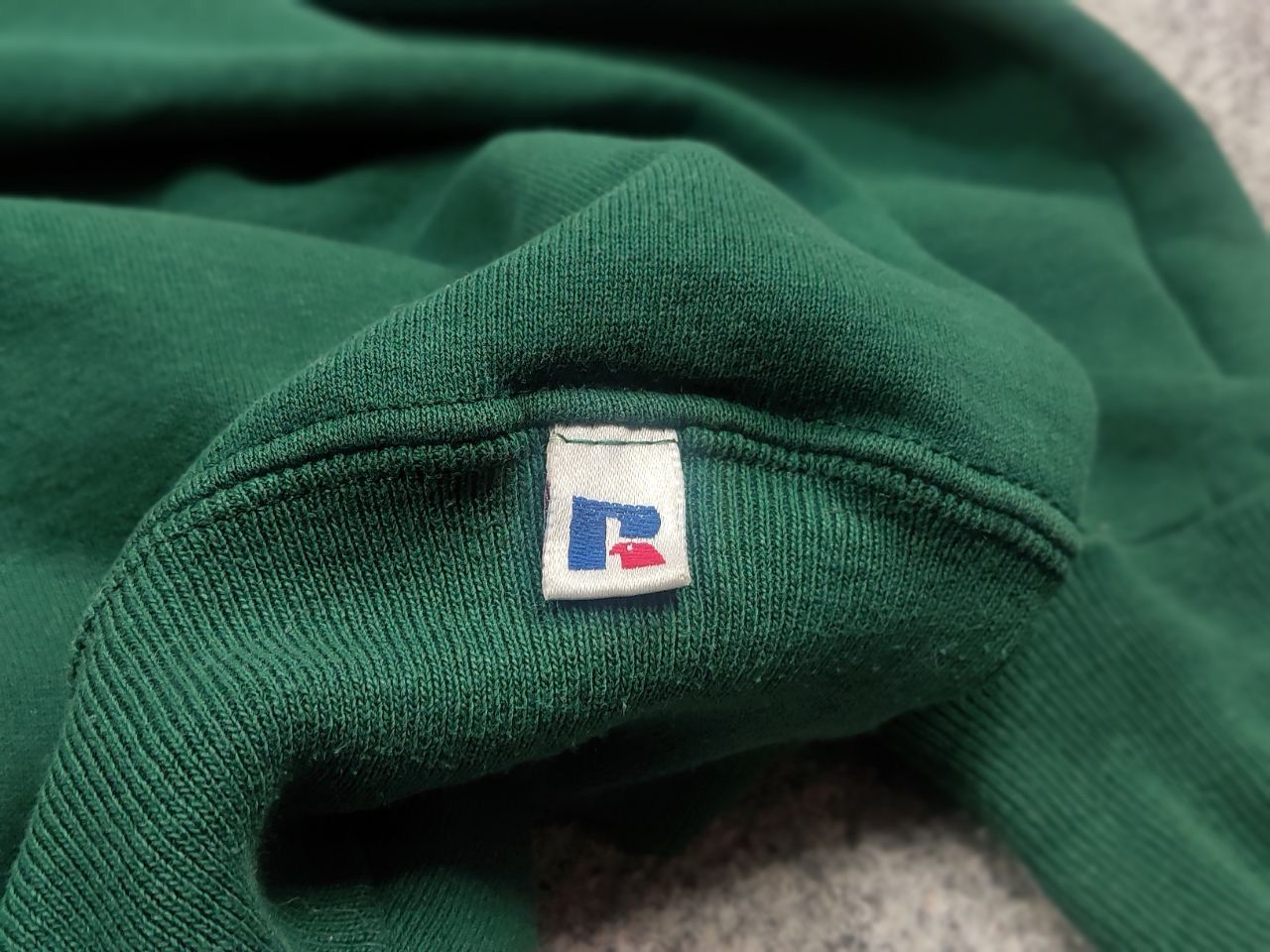 Russell Athletic Vintage Russell Athletics USA Made Blank Green Sweatshirt Size US XL / EU 56 / 4 - 11 Thumbnail