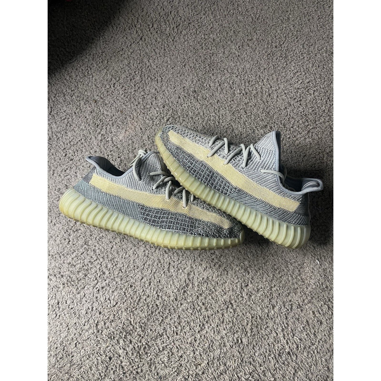 Adidas Size 12- Adidas Yeezy Boost 350 V2 ‘Ash Blue’ Sneaker Mens Size US 12 / EU 45 - 2 Thumbnail