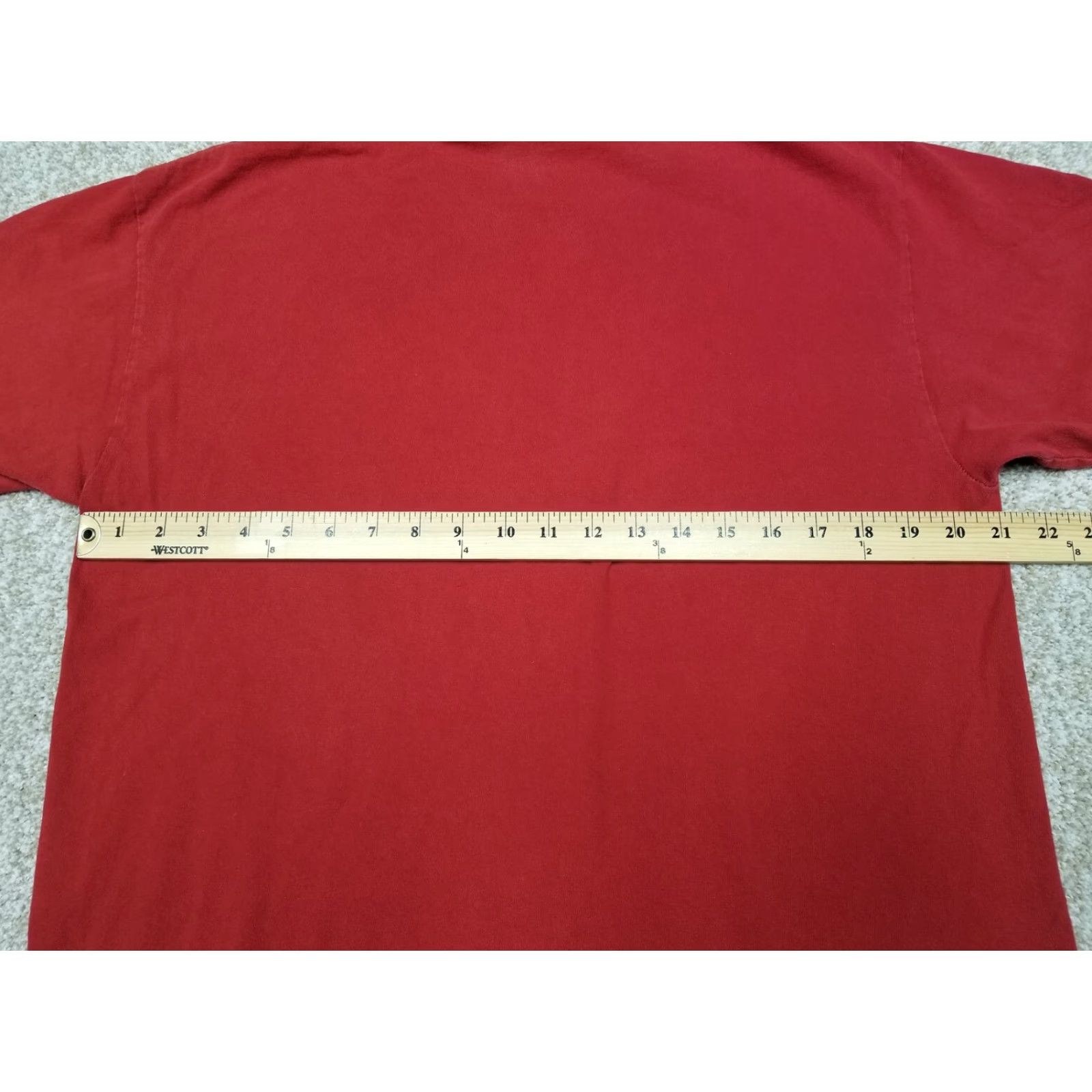 Gildan VINTAGE Fishing T Shirt Mens Large Red Fishaholics Anonymous Glens Army Navy Store TEE Size US L / EU 52-54 / 3 - 6 Thumbnail