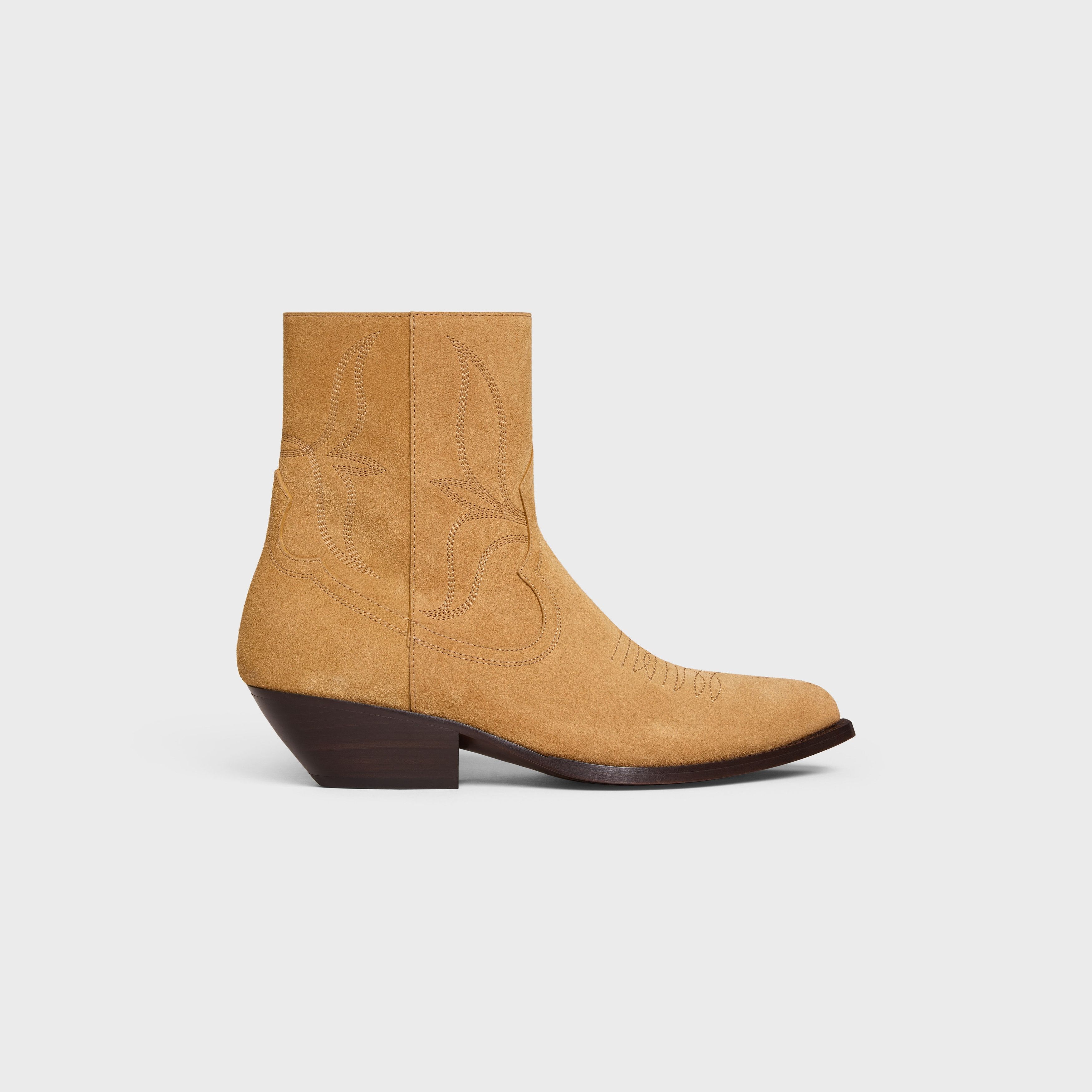 Celine celine leon zipped boot in suede calfskin Size US 12 / IT 42 - 1 Thumbnail