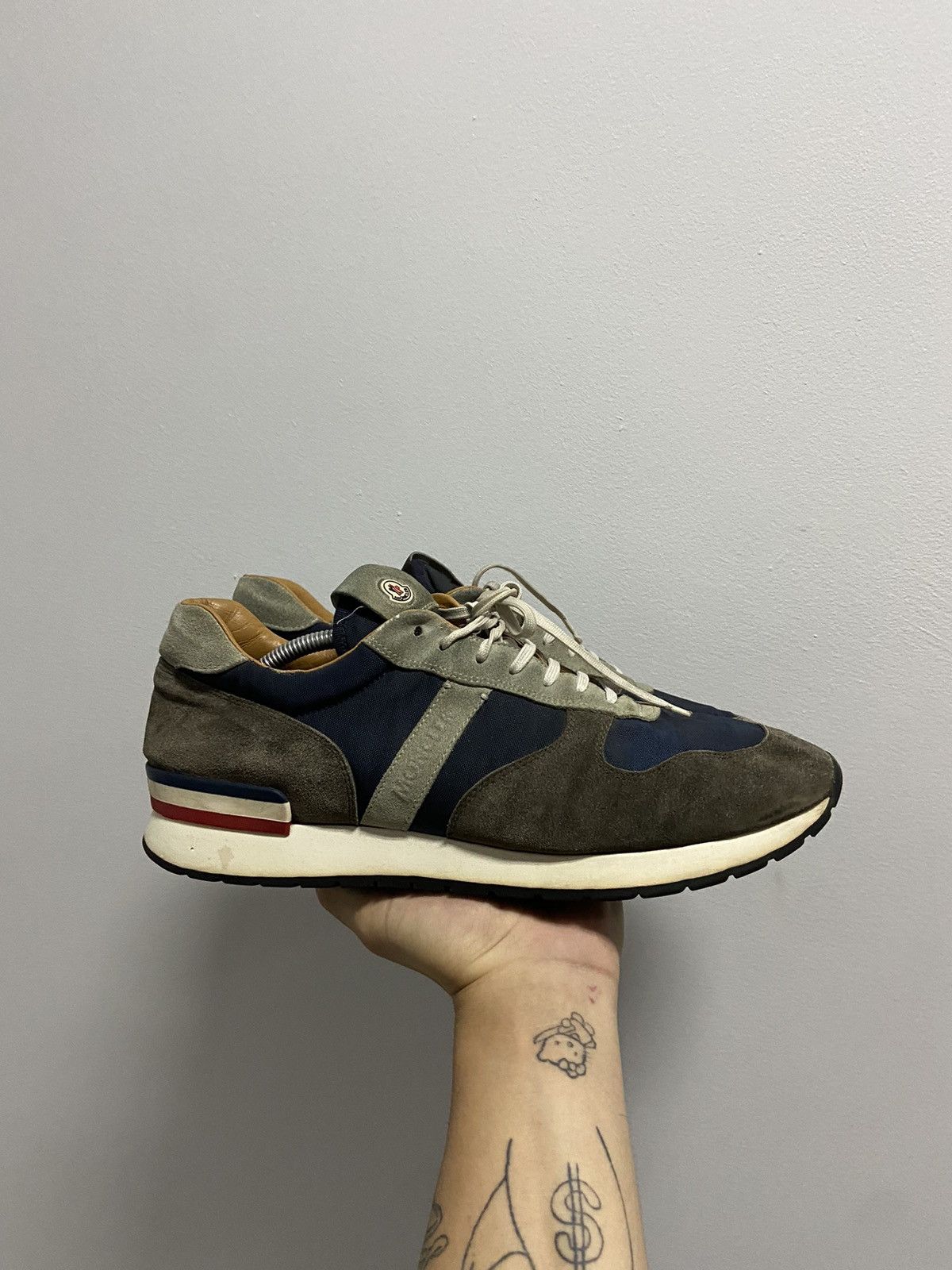 Moncler Moncler vintage sneakers logo luxury Size US 12.5 / EU 45-46 - 2 Thumbnail