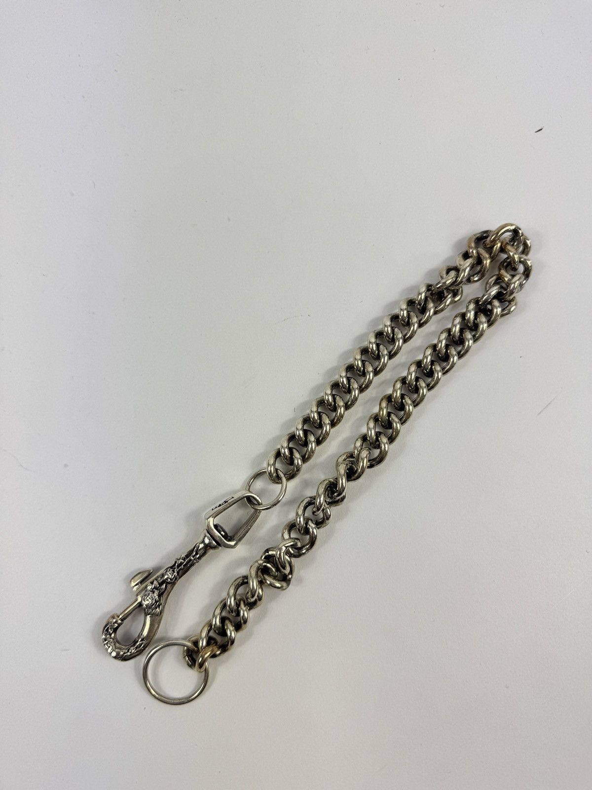 Enfants Riches Deprimes 2x ANTIQUE SILVER ROSE ENGRAVED WALLET CHAIN Size ONE SIZE - 9 Thumbnail