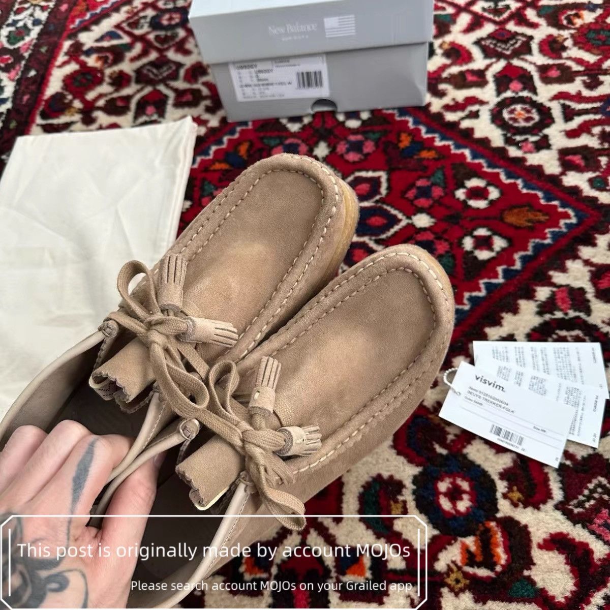 Visvim Sz 9.5 Visvim 25SS BEUYS Trekker-FOLK mojos1402 Size US 9.5 / EU 42-43 - 3 Thumbnail