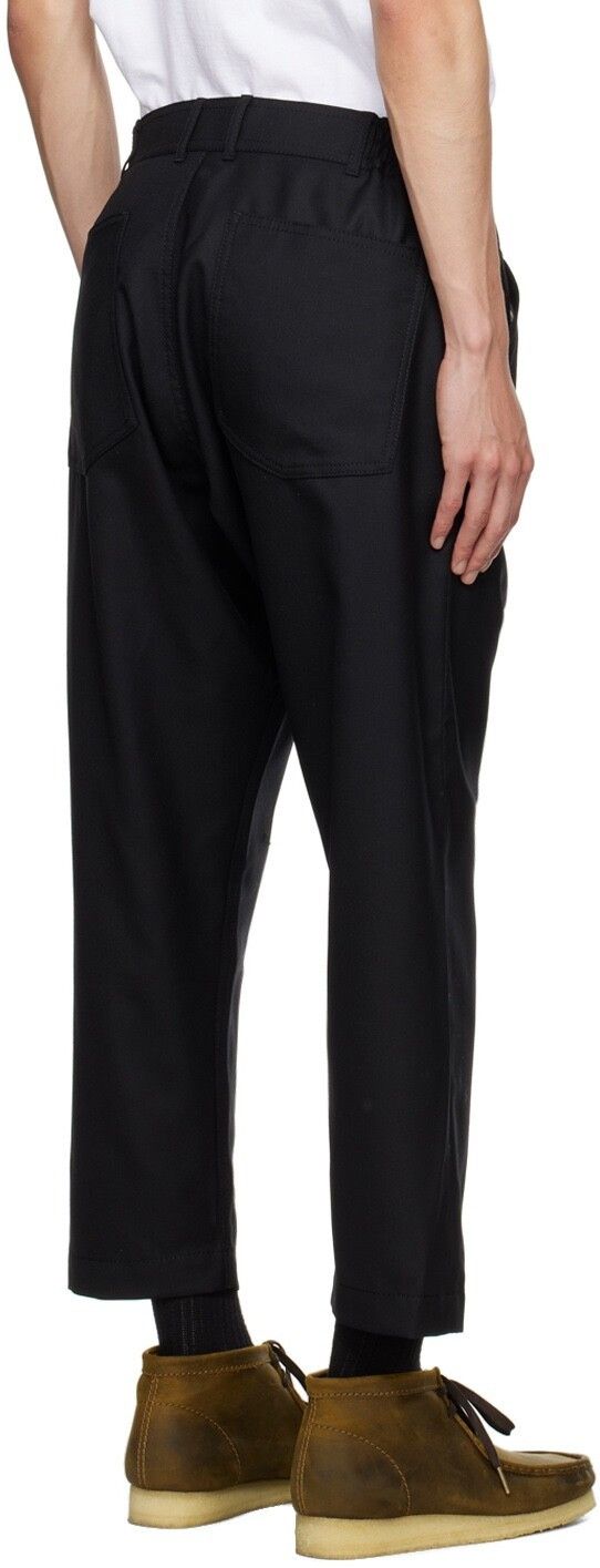 Comme des Garcons Homme Deux Comme des Garçons Homme Deux Black Four-Pocket Trousers L Size US 36 / EU 52 - 2 Thumbnail