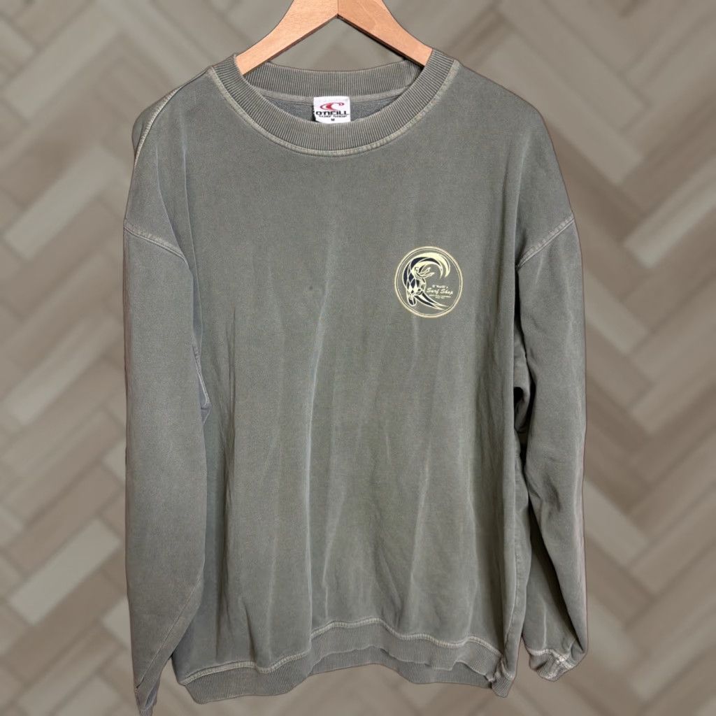 O'Neill VINTAGE O’Neill’s Surf Shop Sweatshirt Size Medium Crewneck Green Size US M / EU 48-50 / 2 - 1 Thumbnail
