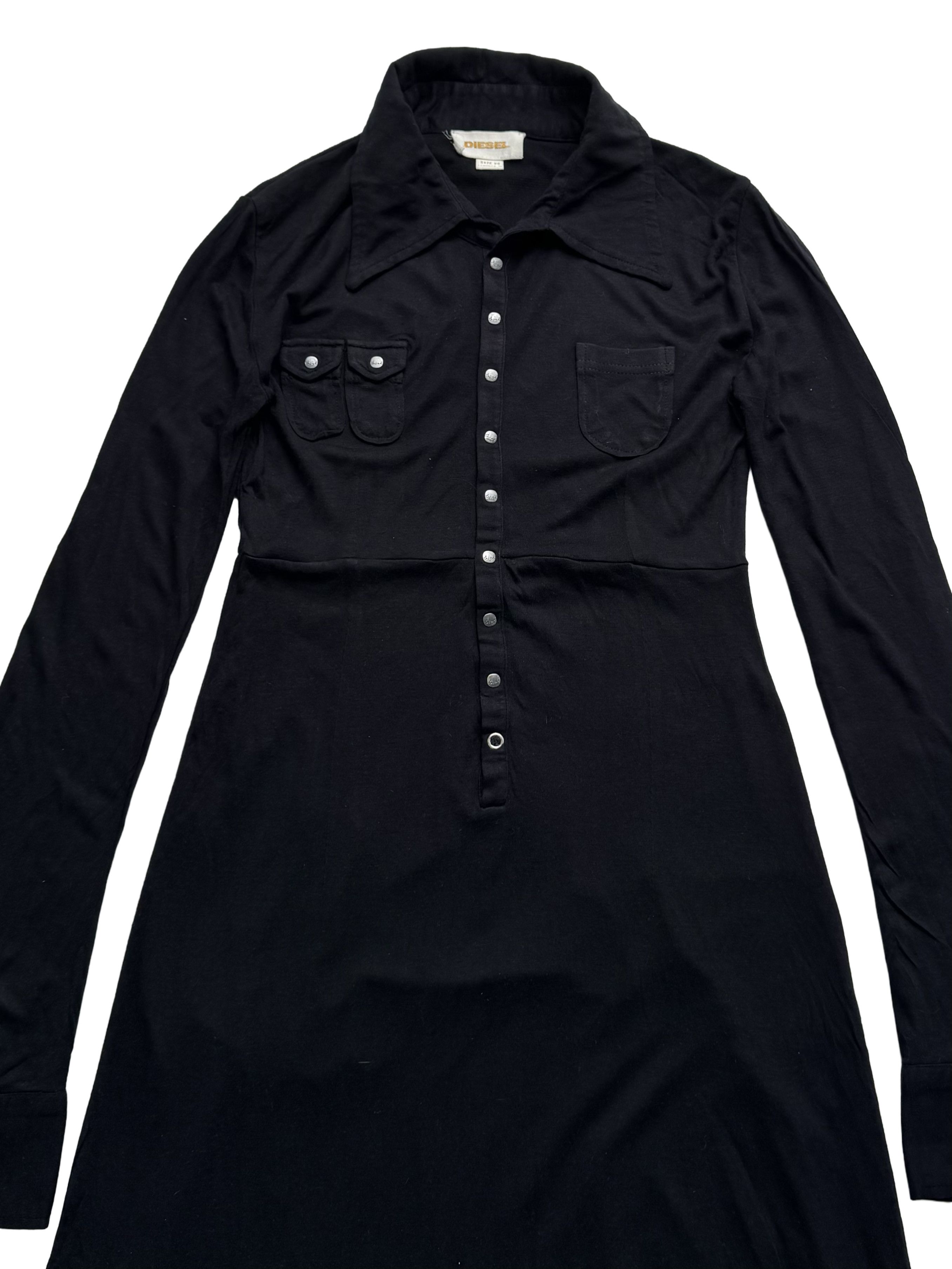Diesel Diesel Vintage Dress With Long Sleeve Size XS / US 0-2 / IT 36-38 - 2 Thumbnail