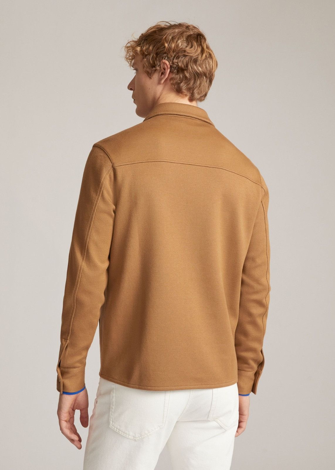 Loro Piana o1srvl11e1124 Jersey Shirt Jacket in Brown Size US S / EU 44-46 / 1 - 3 Thumbnail