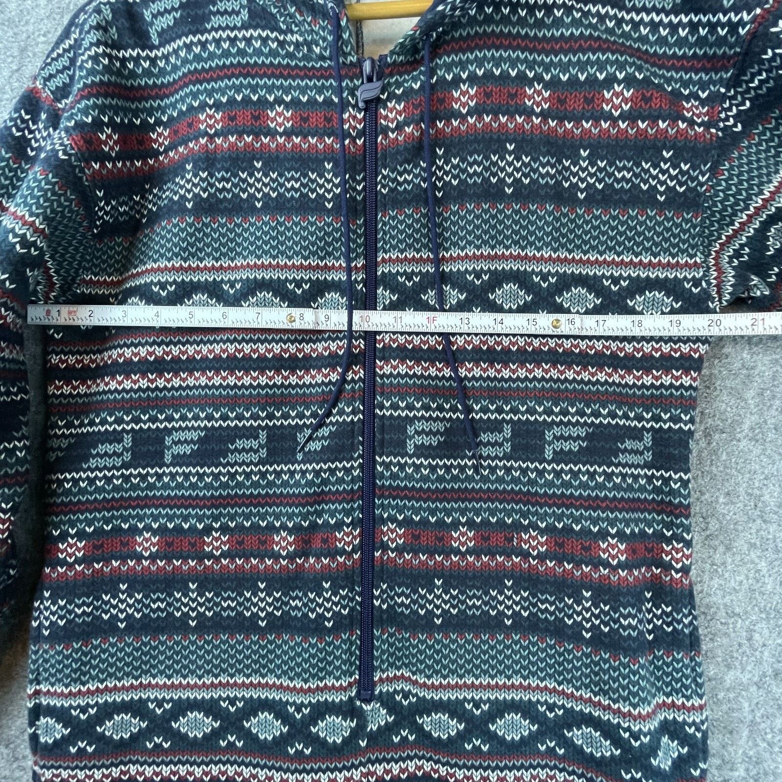 Fabletics Fabletics Forever Fleece Hooded Jumpsuit Women Small Aztec Size 27" / US 4 / IT 40 - 8 Thumbnail