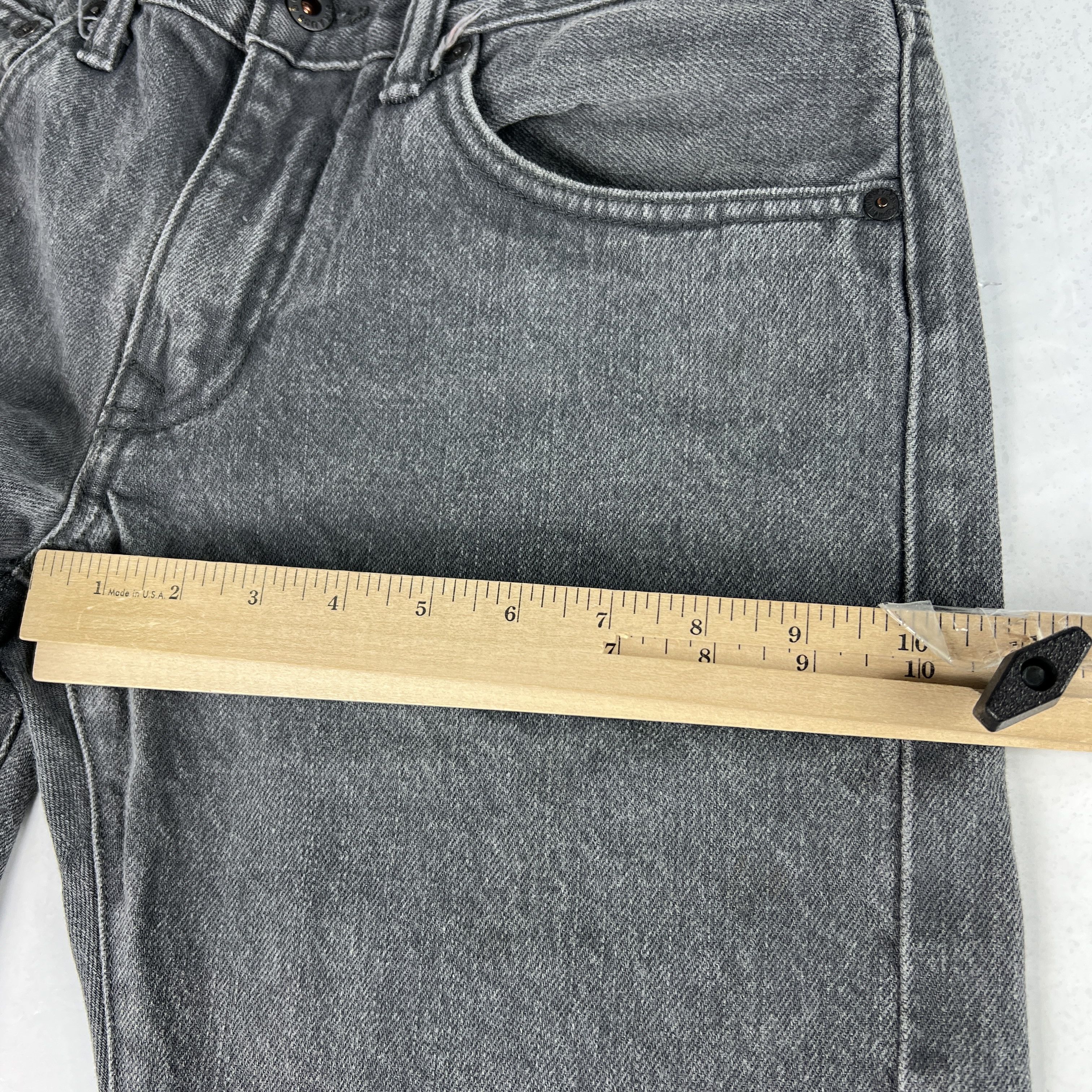 Levi's Levi's Selvedge Jeans Matchstick Skinny Grey Faded Denim Size US 32 / EU 48 - 20 Thumbnail