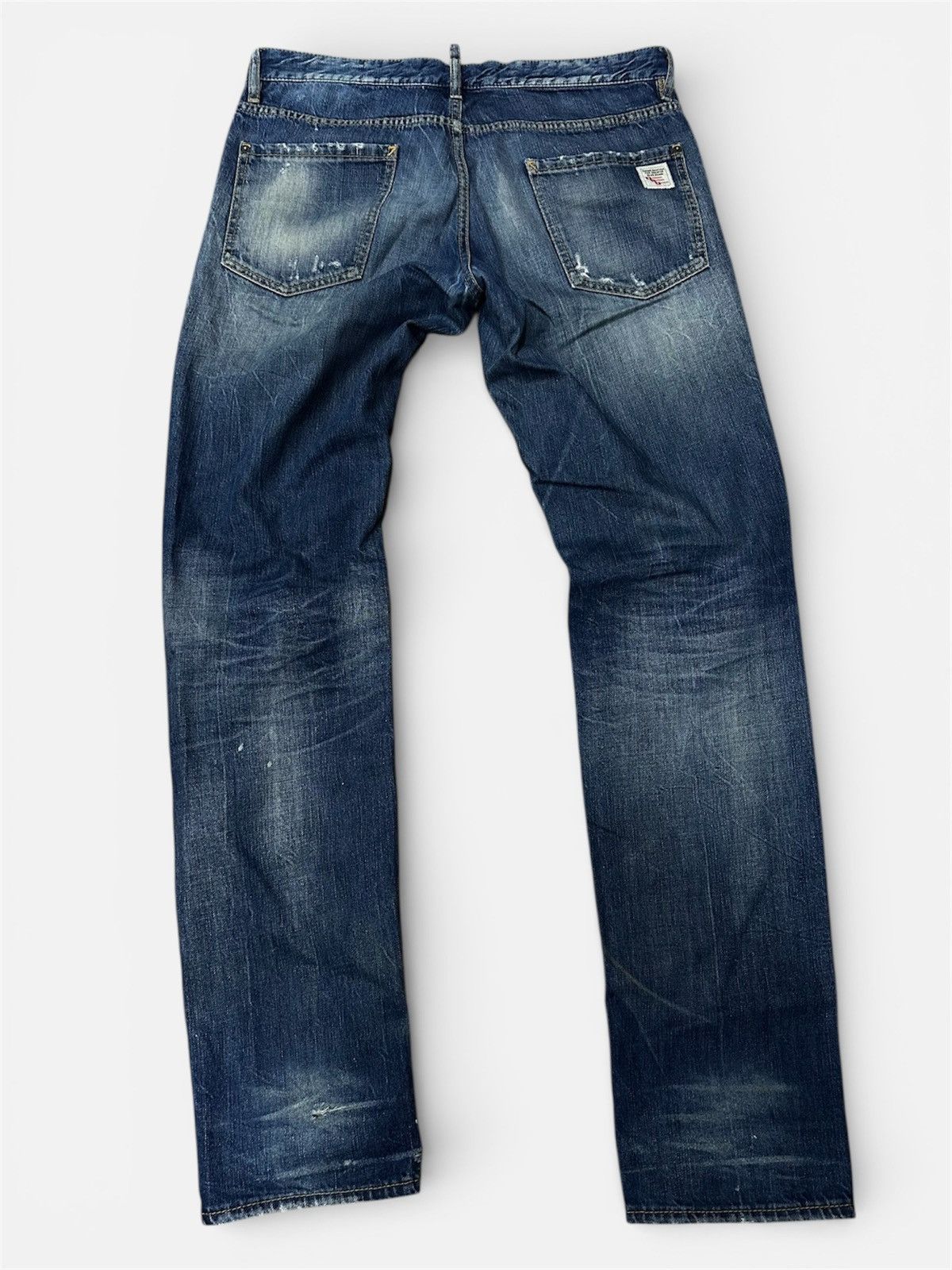 Dsquared2 Vintage Italy Dsquared Faded Wash Distressed Style Jeans Size US 34 / EU 50 - 2 Thumbnail